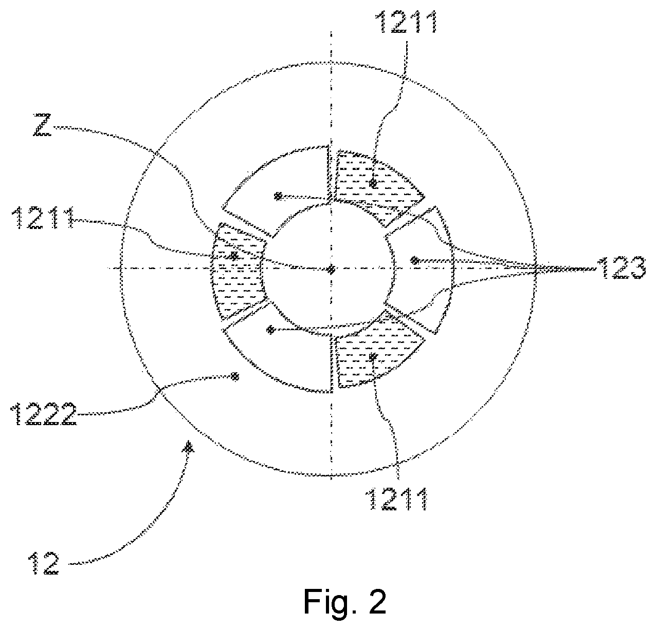 Patent US12106914 Figure 2 – Induction-controlled switch having a vacuum bulb for reducing vibrations
