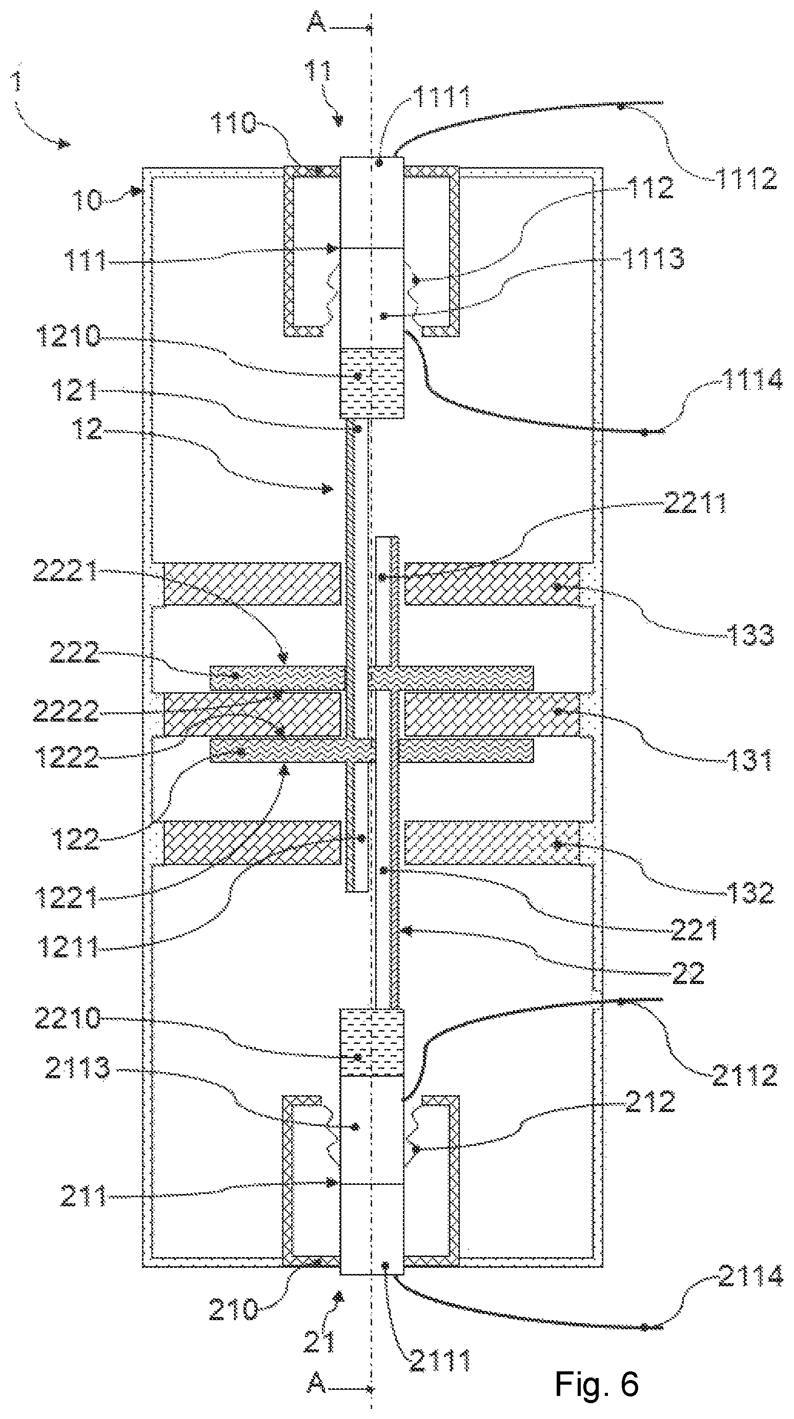 Patent US12106914 Figure 6 – Induction-controlled switch having a vacuum bulb for reducing vibrations