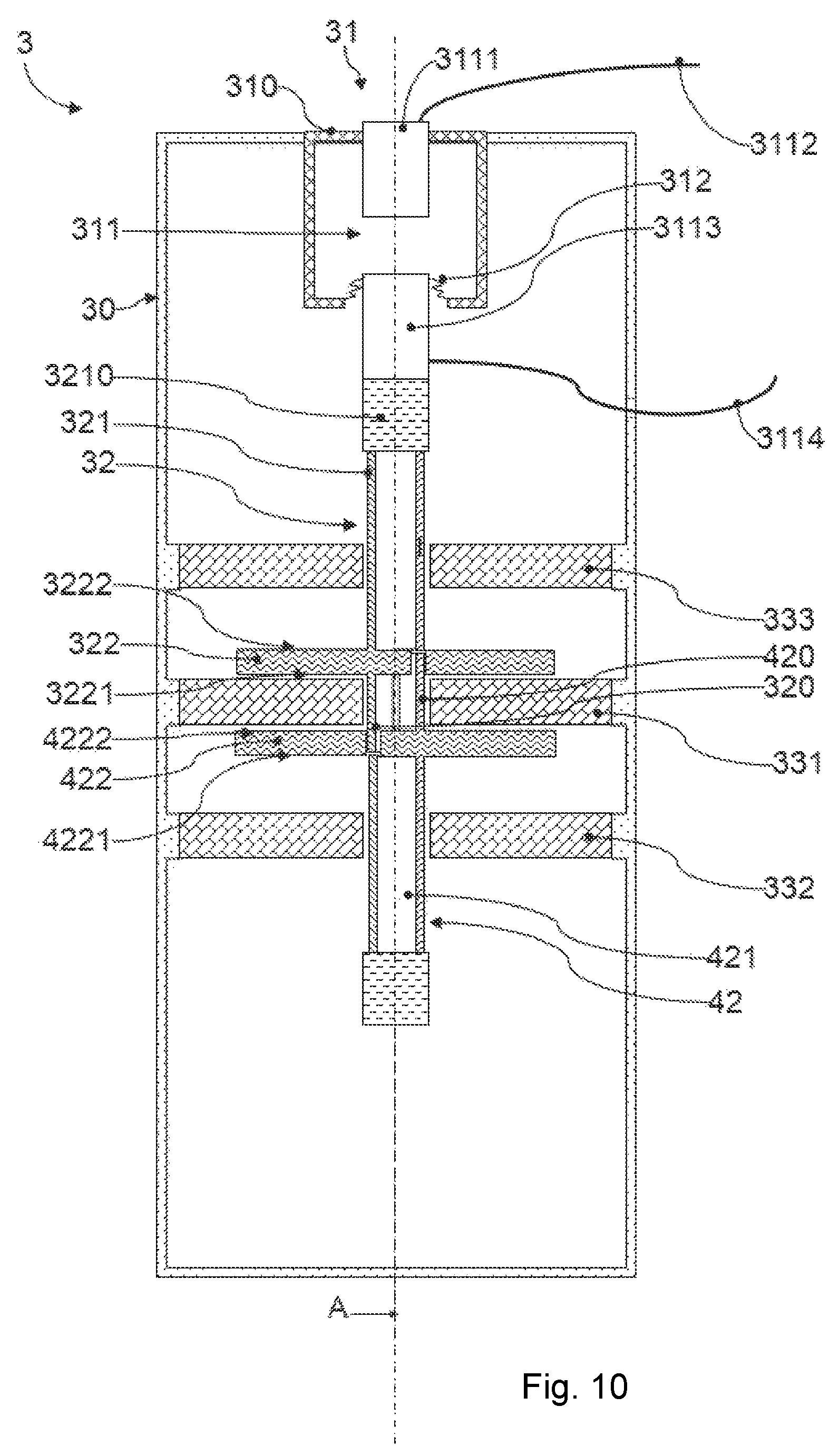 Patent US12106914 Figure 10 – Induction-controlled switch having a vacuum bulb for reducing vibrations
