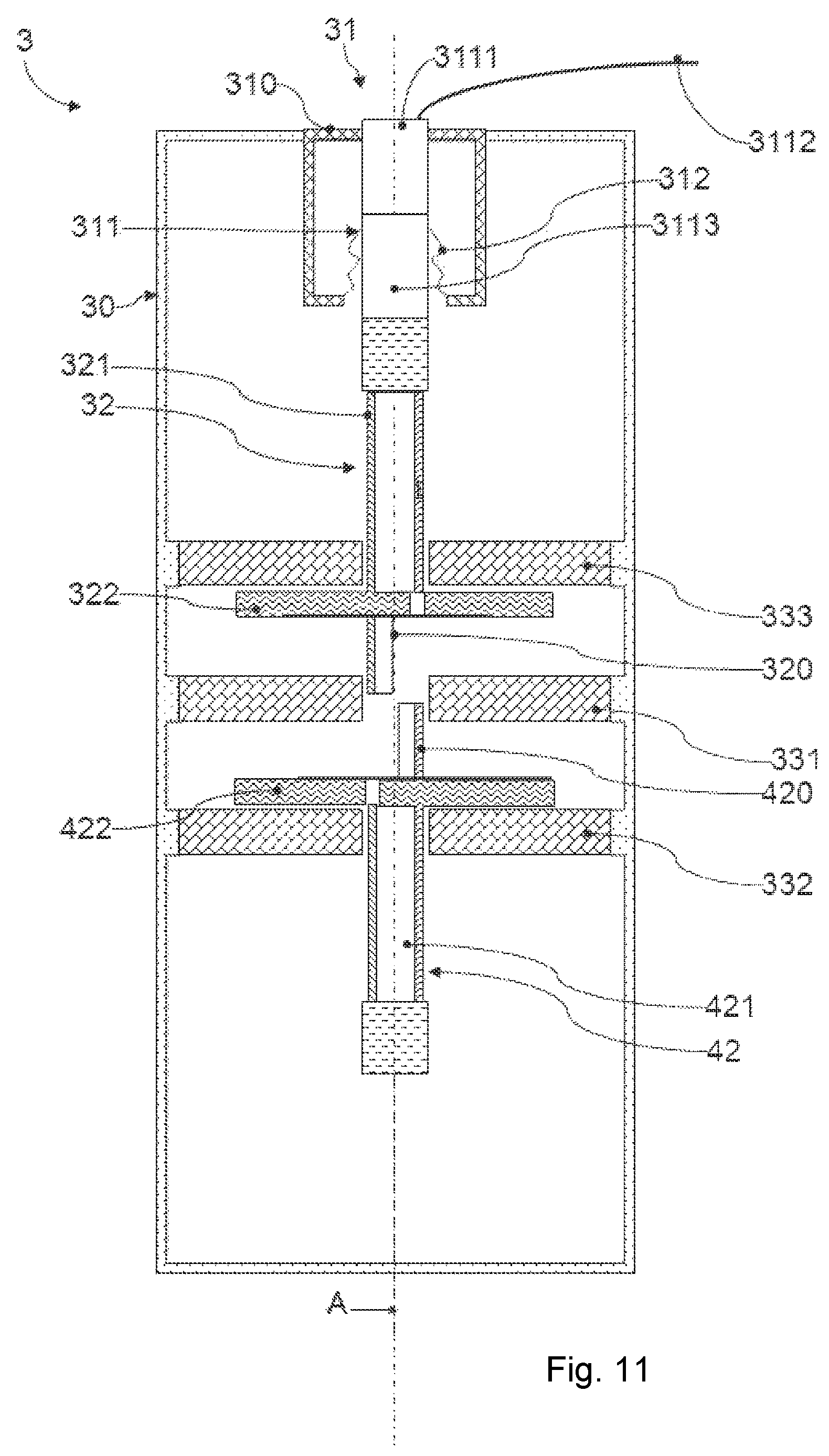 Patent US12106914 Figure 11 – Induction-controlled switch having a vacuum bulb for reducing vibrations