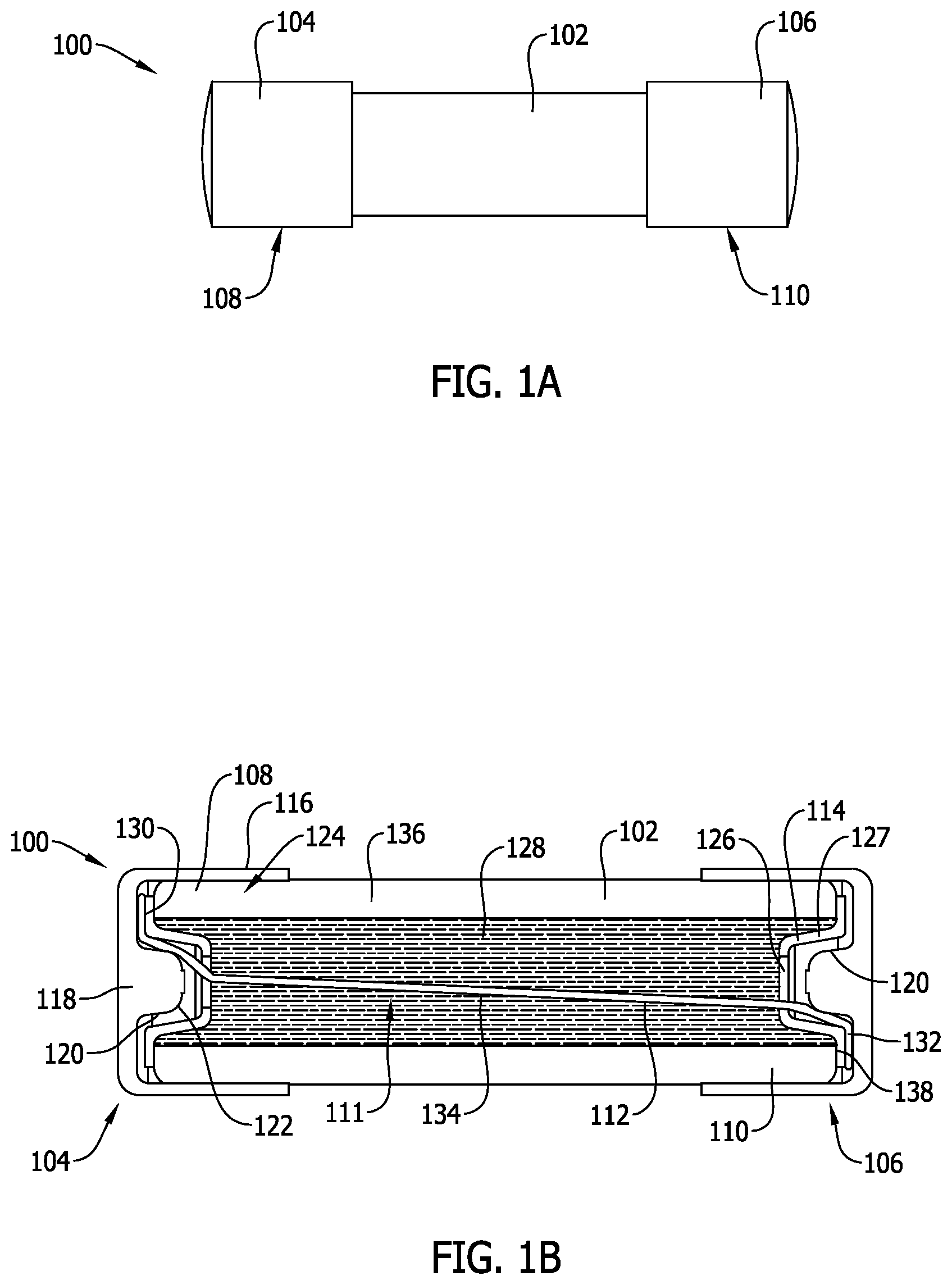 Patent US12106921 Figure 1 – Aluminum alloy miniature cartridge fuses