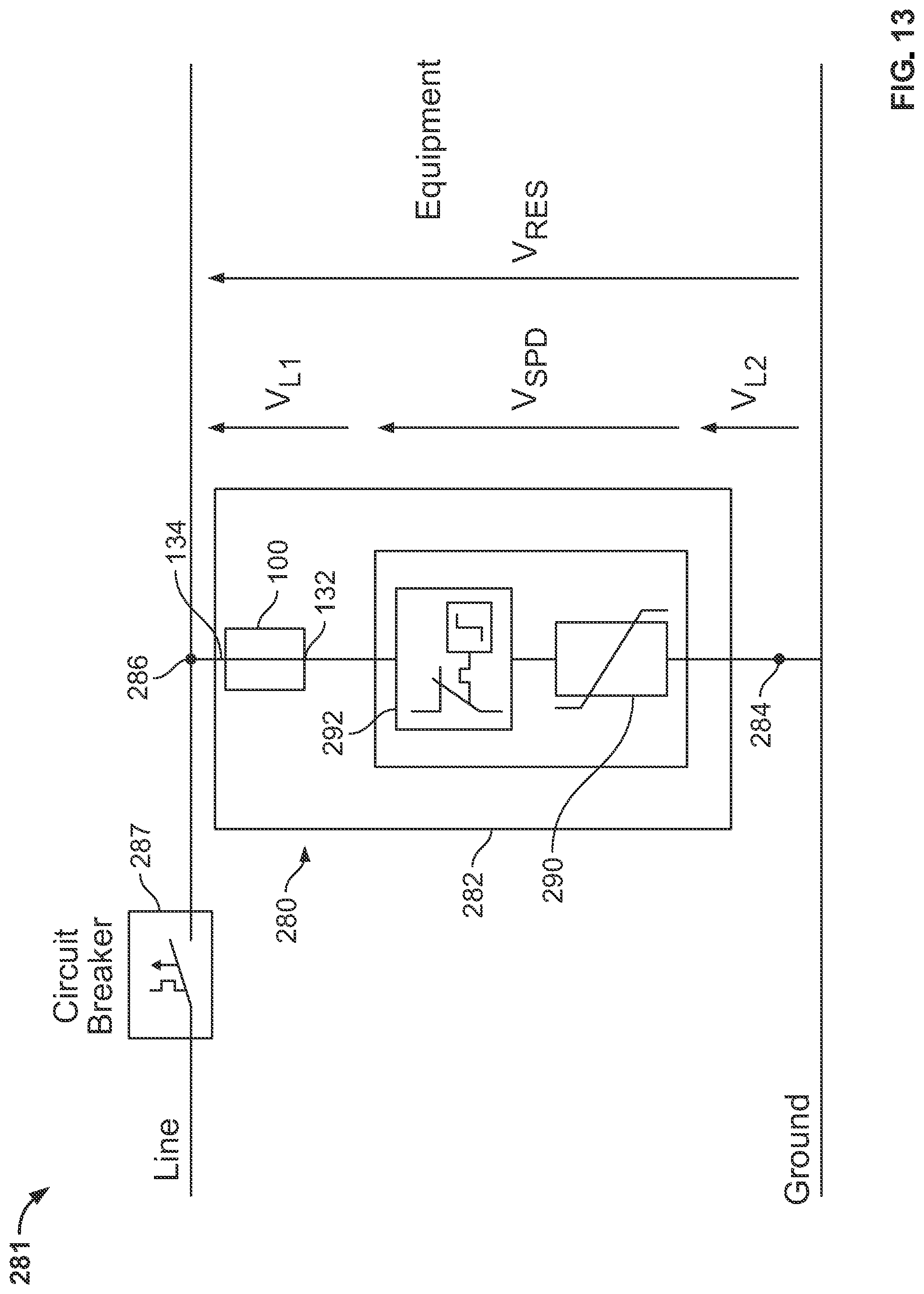 Patent US12106922 Figure 13 – Fuse assemblies and protective circuits and methods including same
