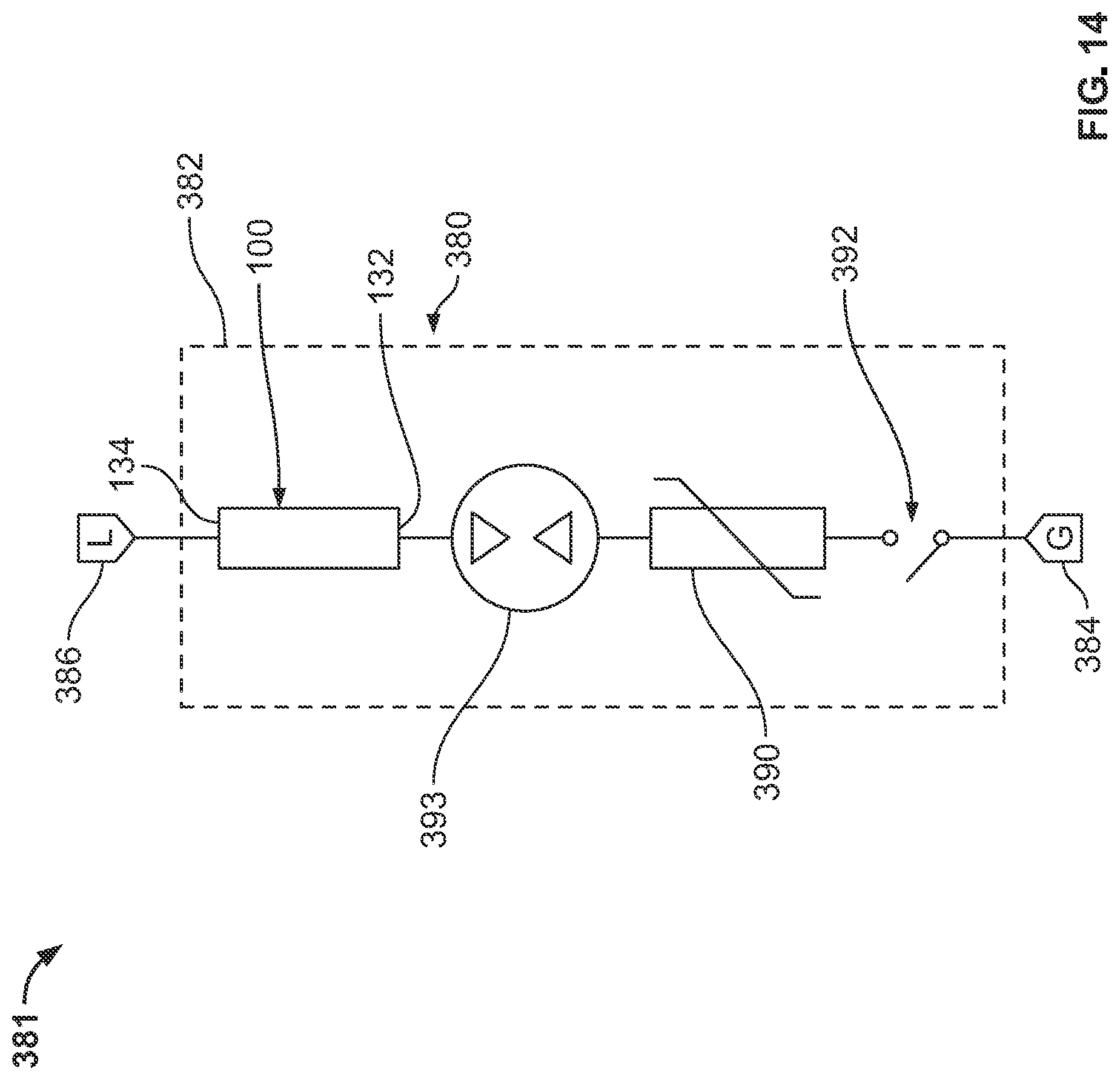 Patent US12106922 Figure 14 – Fuse assemblies and protective circuits and methods including same