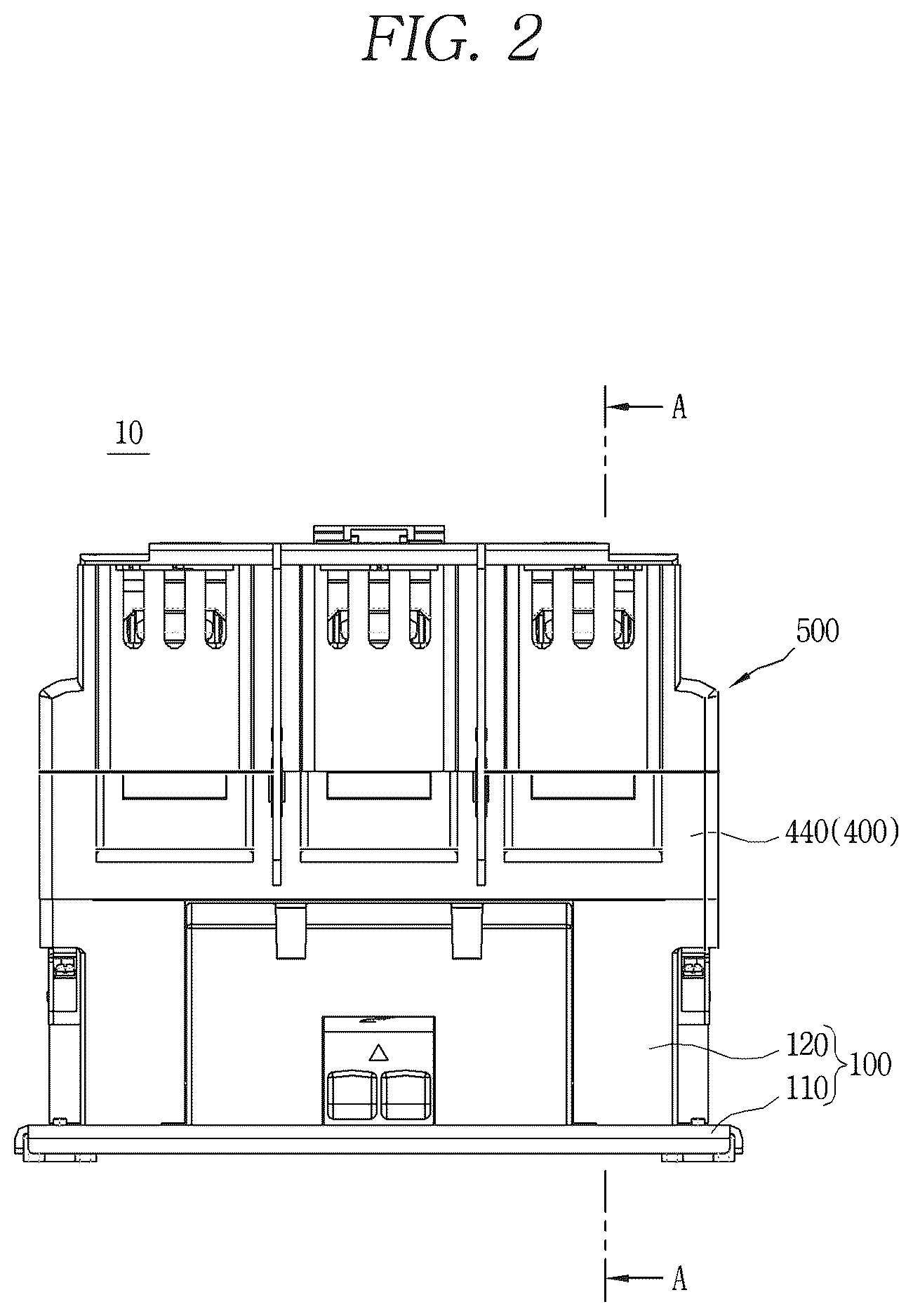 Patent US12106923 Figure 2 – Arc box and electromagnetic contactor comprising same
