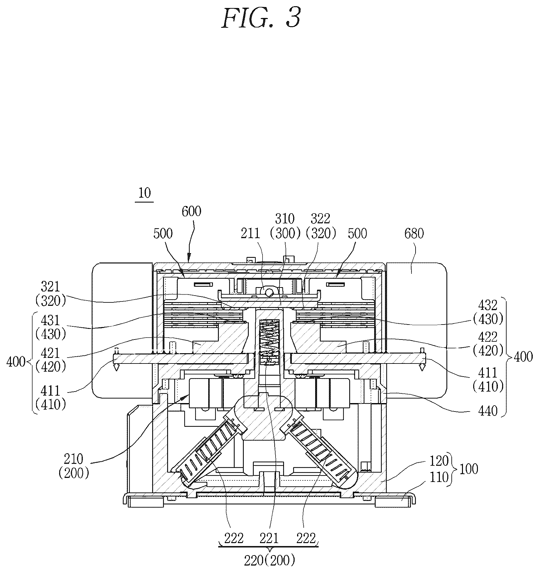 Patent US12106923 Figure 3 – Arc box and electromagnetic contactor comprising same