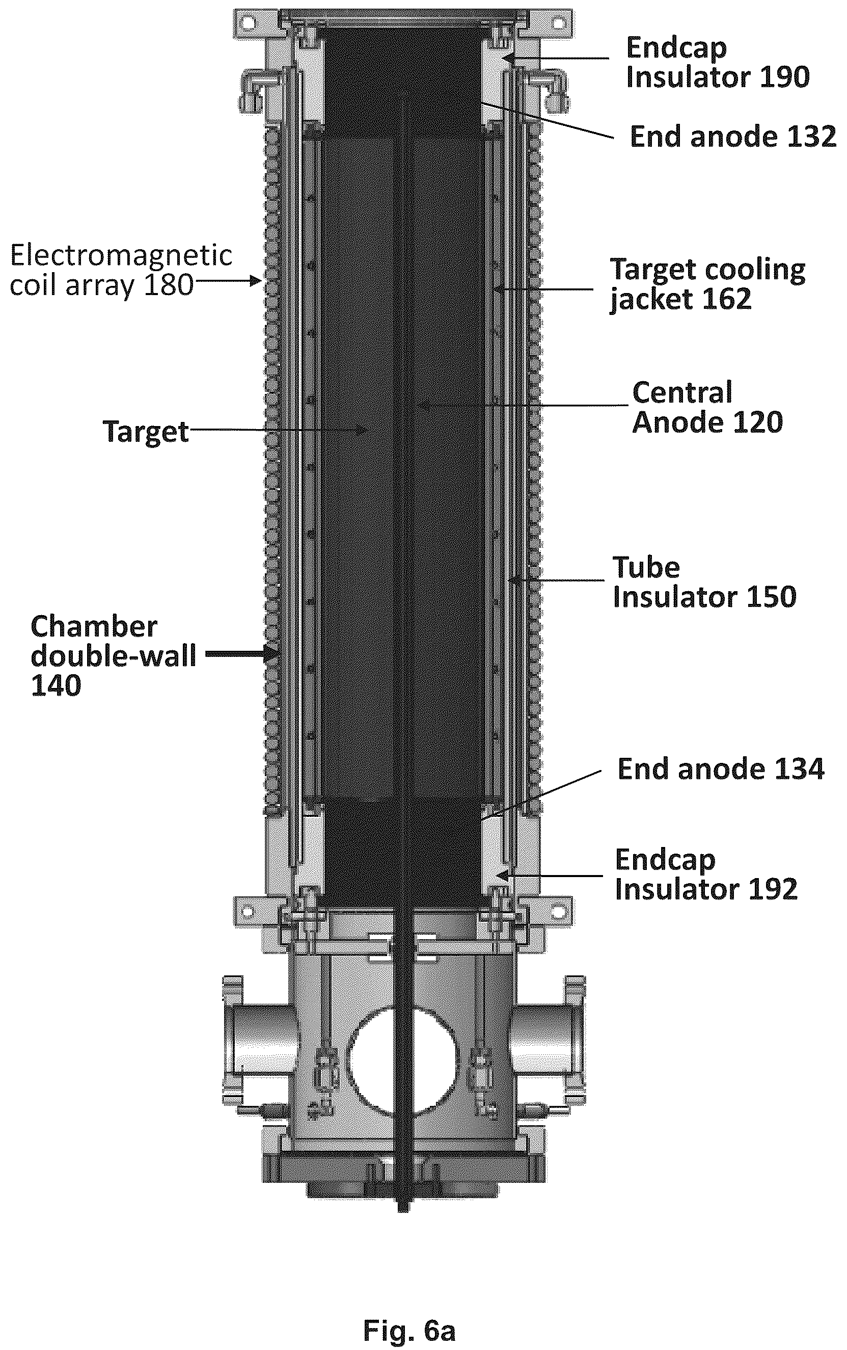 Patent US12106924 Figure 7 – Inverted cylindrical magnetron (ICM) system and methods of use