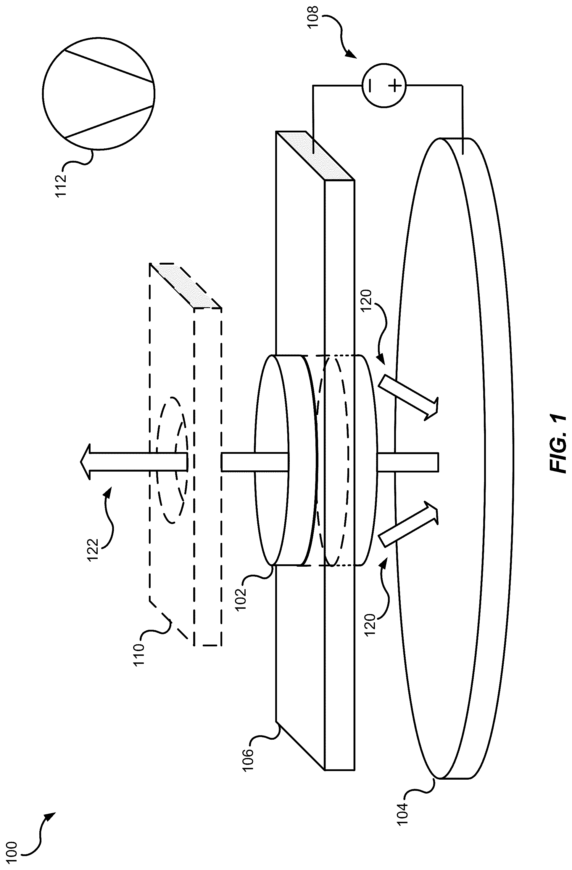 Patent US12106926 — Atomic ovens based on electric discharge — Figure 1