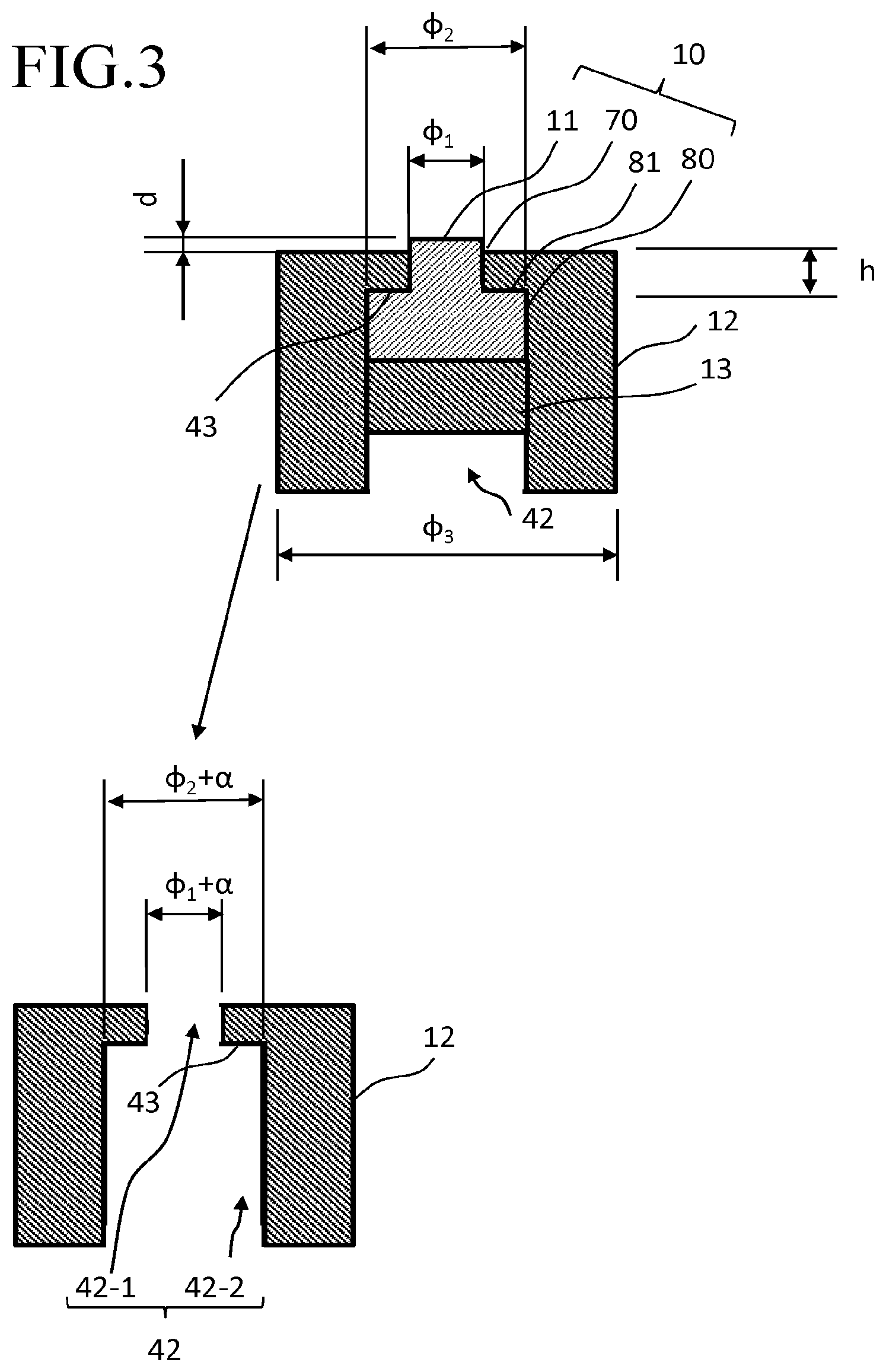 Patent US12106928 Figure 2 – Cathode mechanism of electron emission source, and method for manufacturing cathode mechanism of electron emission source