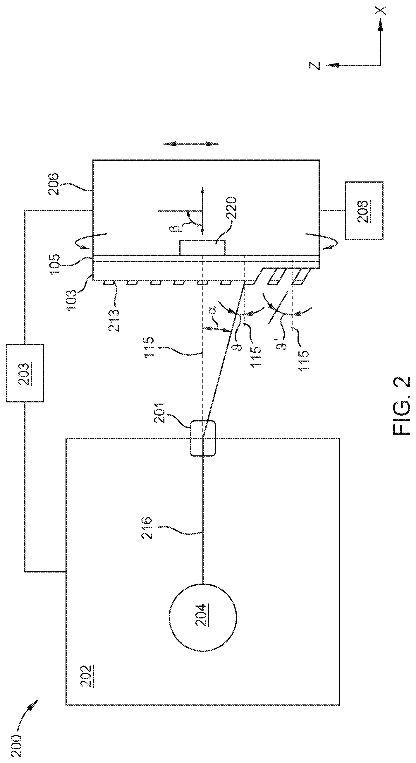 Patent US12106935 Figure 2 – Modulation of rolling k vectors of angled gratings