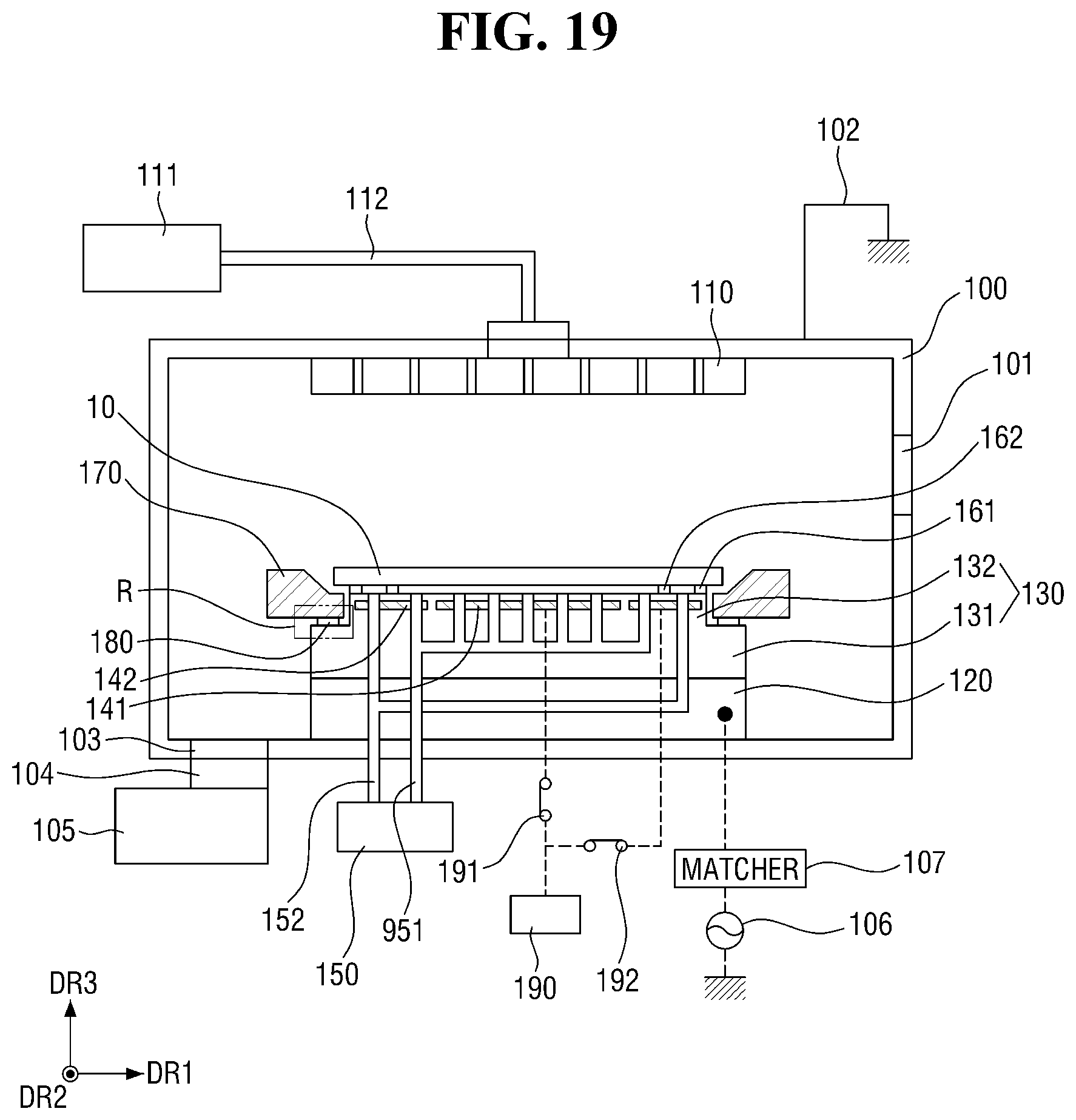 Patent US12106942 Figure 19 – Plasma processing apparatus and method for dechucking wafer in the plasma processing apparatus
