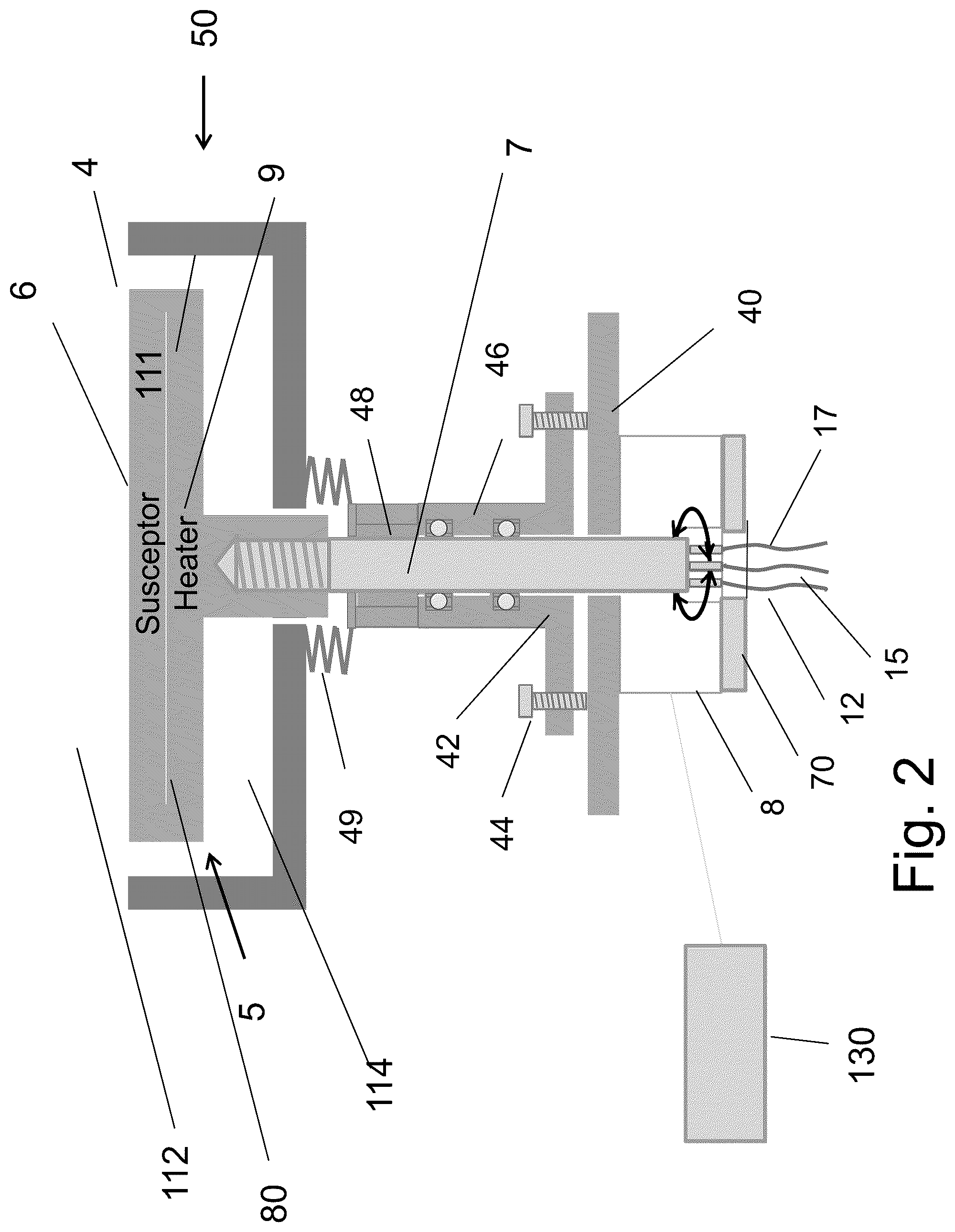 Patent US12106944 Figure 2 – Rotating substrate support