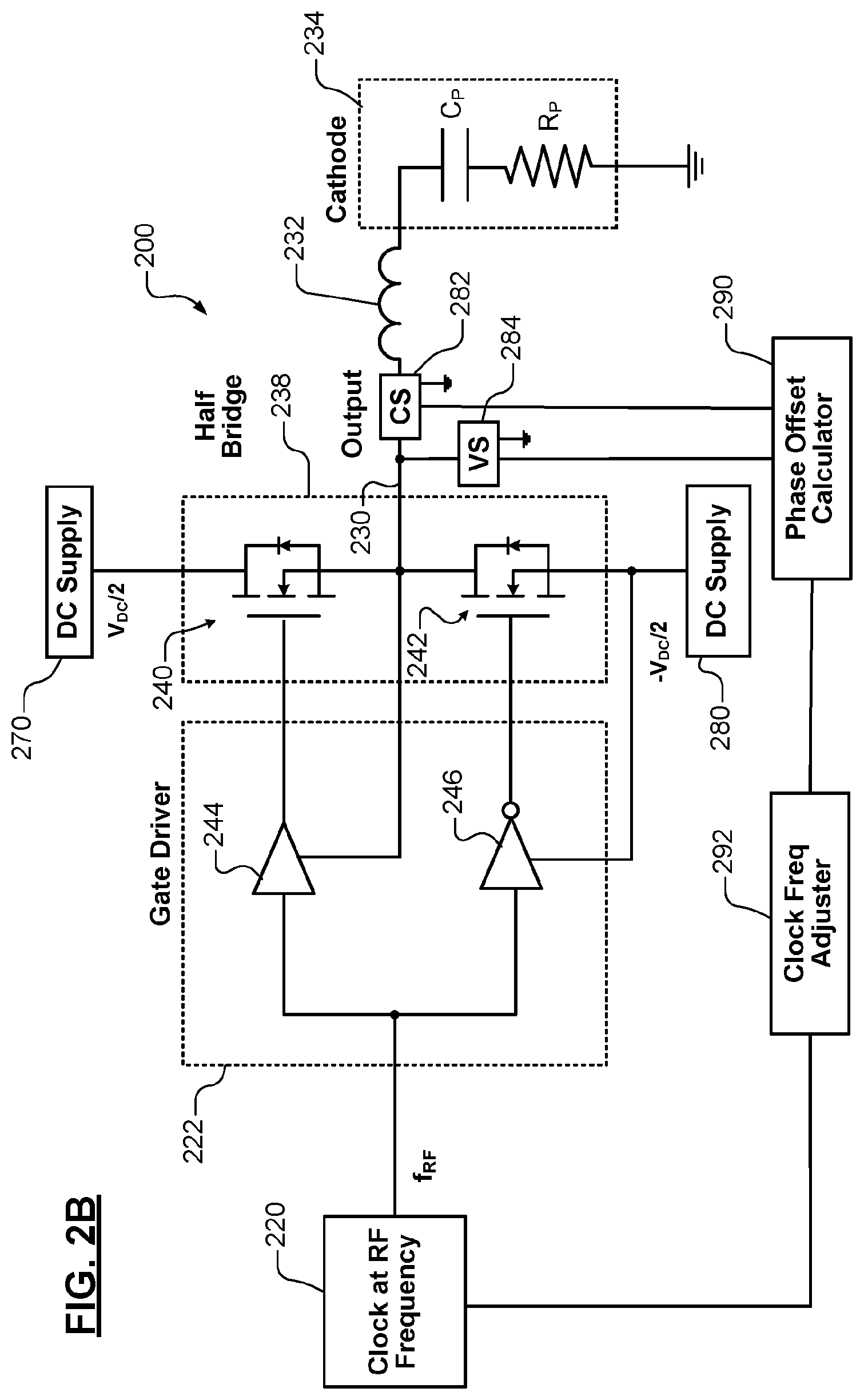 Patent US12106947 Figure 3 – RF reference measuring circuit for a direct drive system supplying power to generate plasma in a substrate processing system