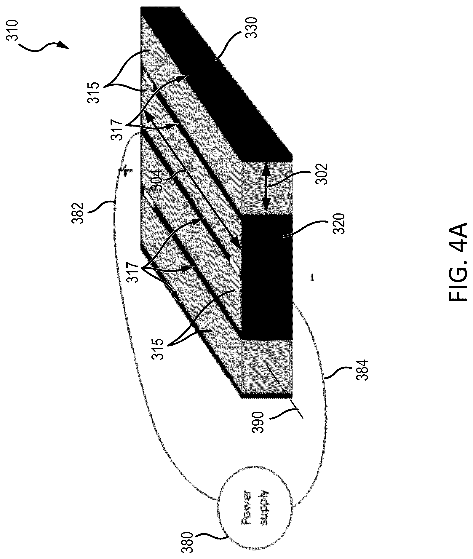 Patent US12106955 Figure 4 – Excimer lamp electrode geometry