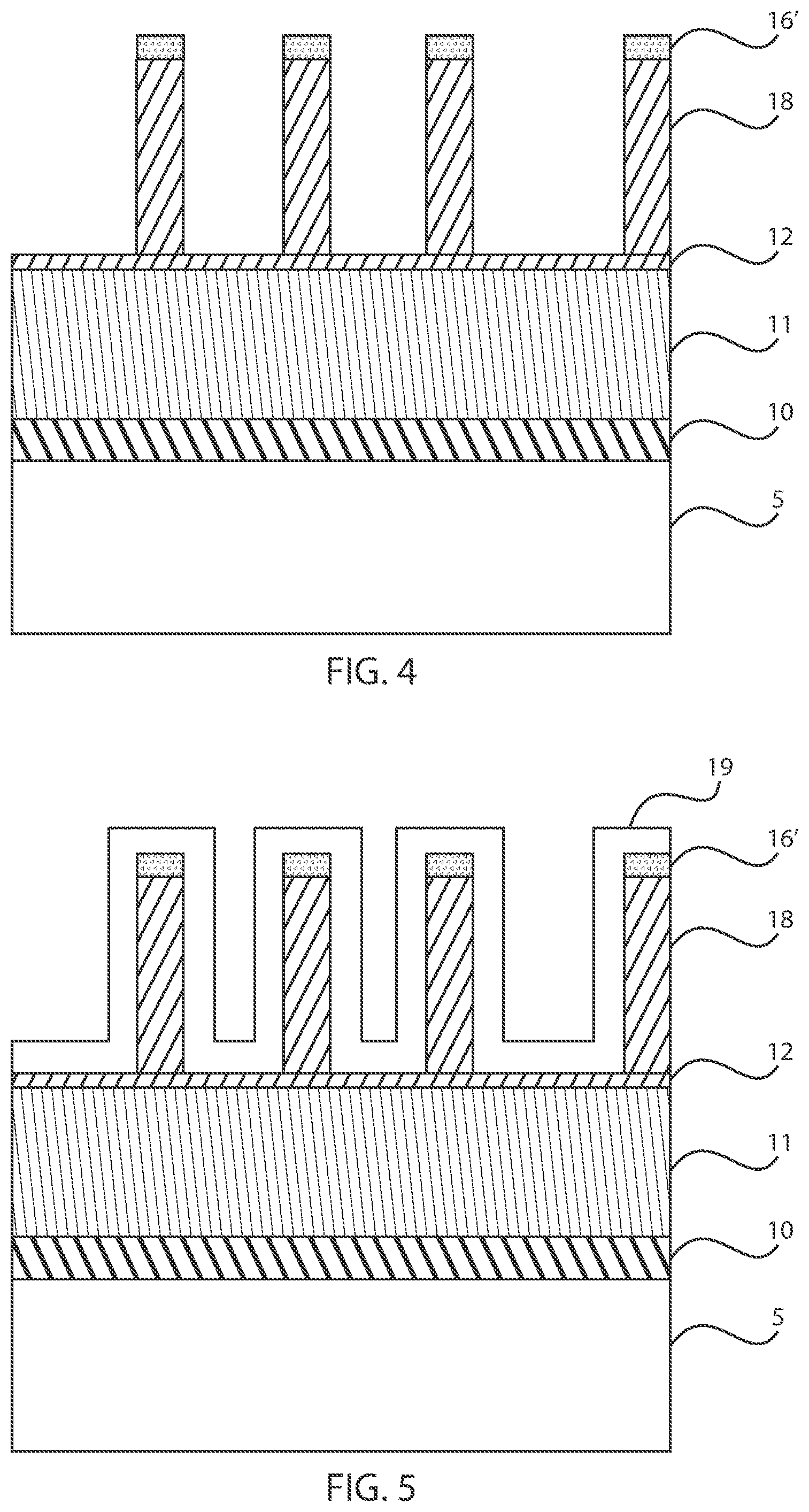 Patent US12106963 Figure 3 – Self aligned pattern formation post spacer etchback in tight pitch configurations