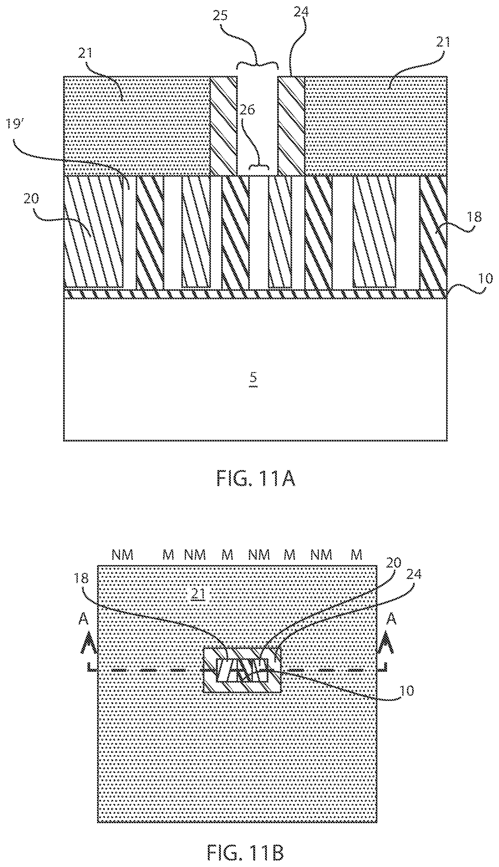 Patent US12106963 Figure 9 – Self aligned pattern formation post spacer etchback in tight pitch configurations