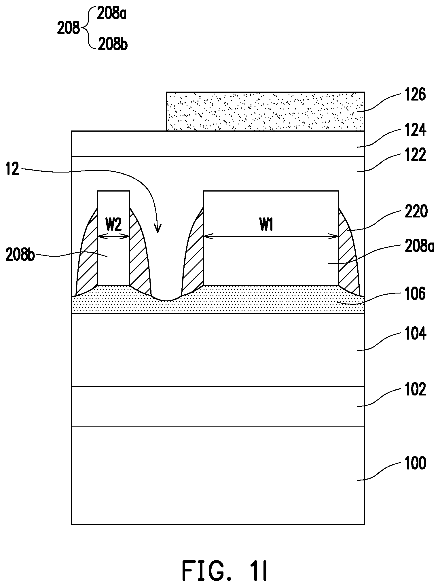 Patent US12106964 Figure 9 – Double-patterning method to improve sidewall uniformity