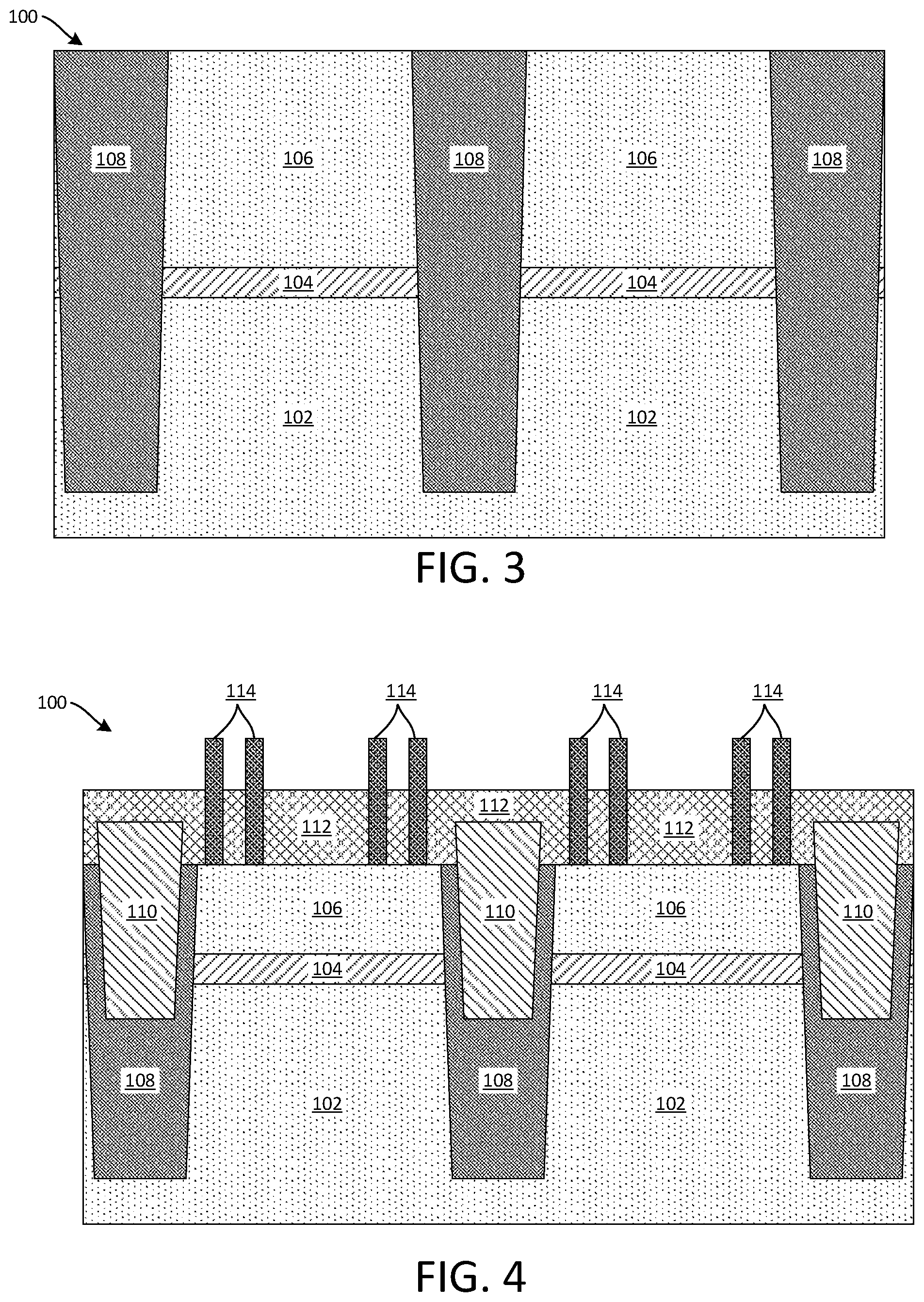 Patent US12106969 Figure 2 – Substrate thinning for a backside power distribution network