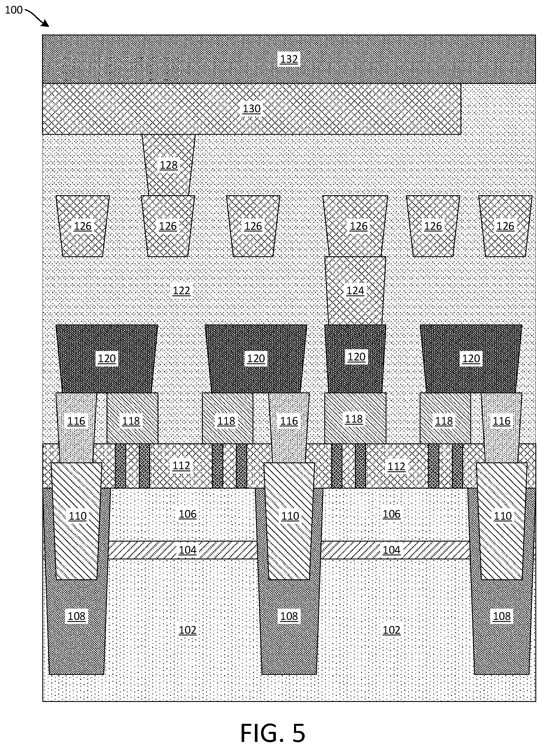 Patent US12106969 Figure 3 – Substrate thinning for a backside power distribution network