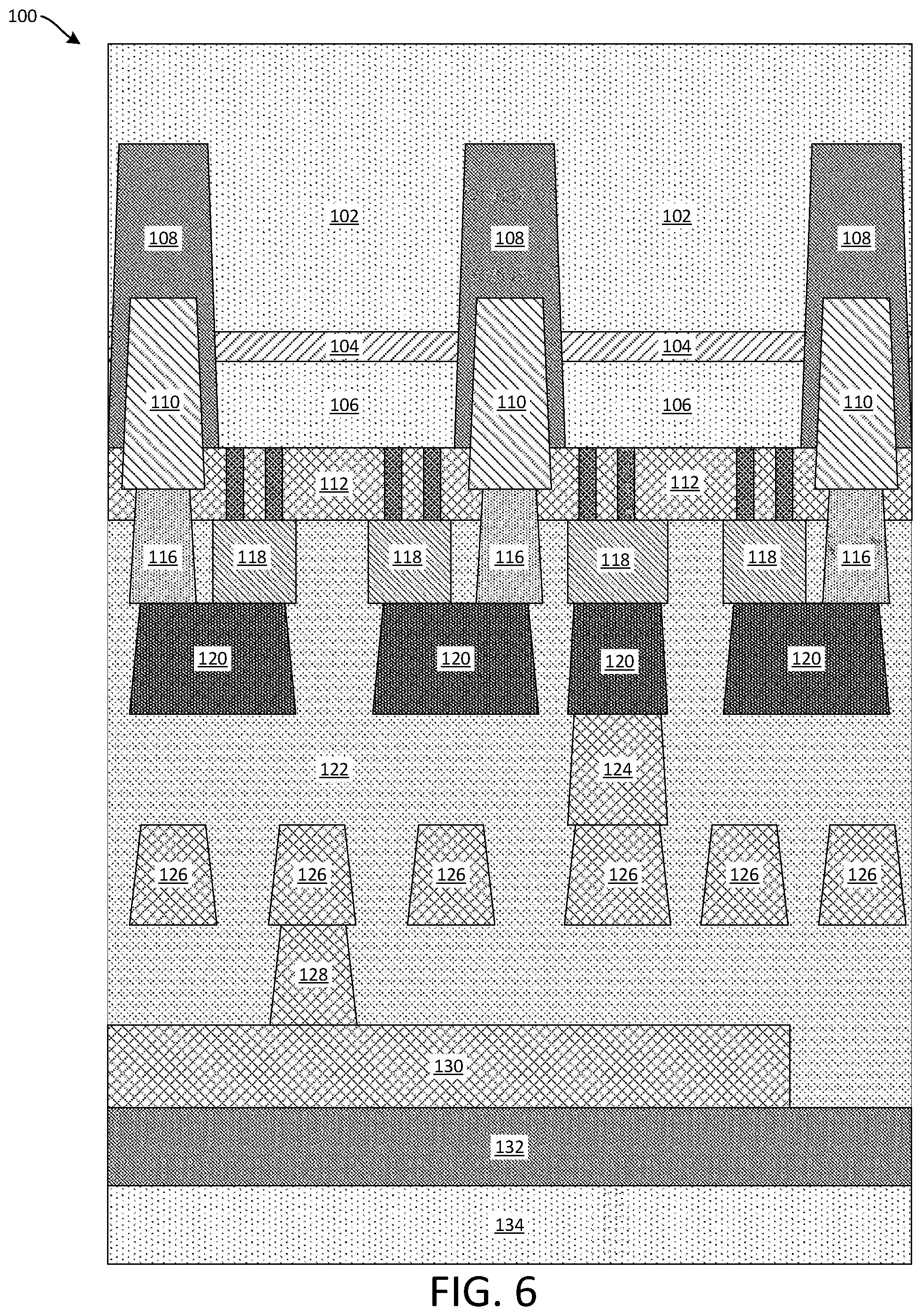 Patent US12106969 Figure 4 – Substrate thinning for a backside power distribution network