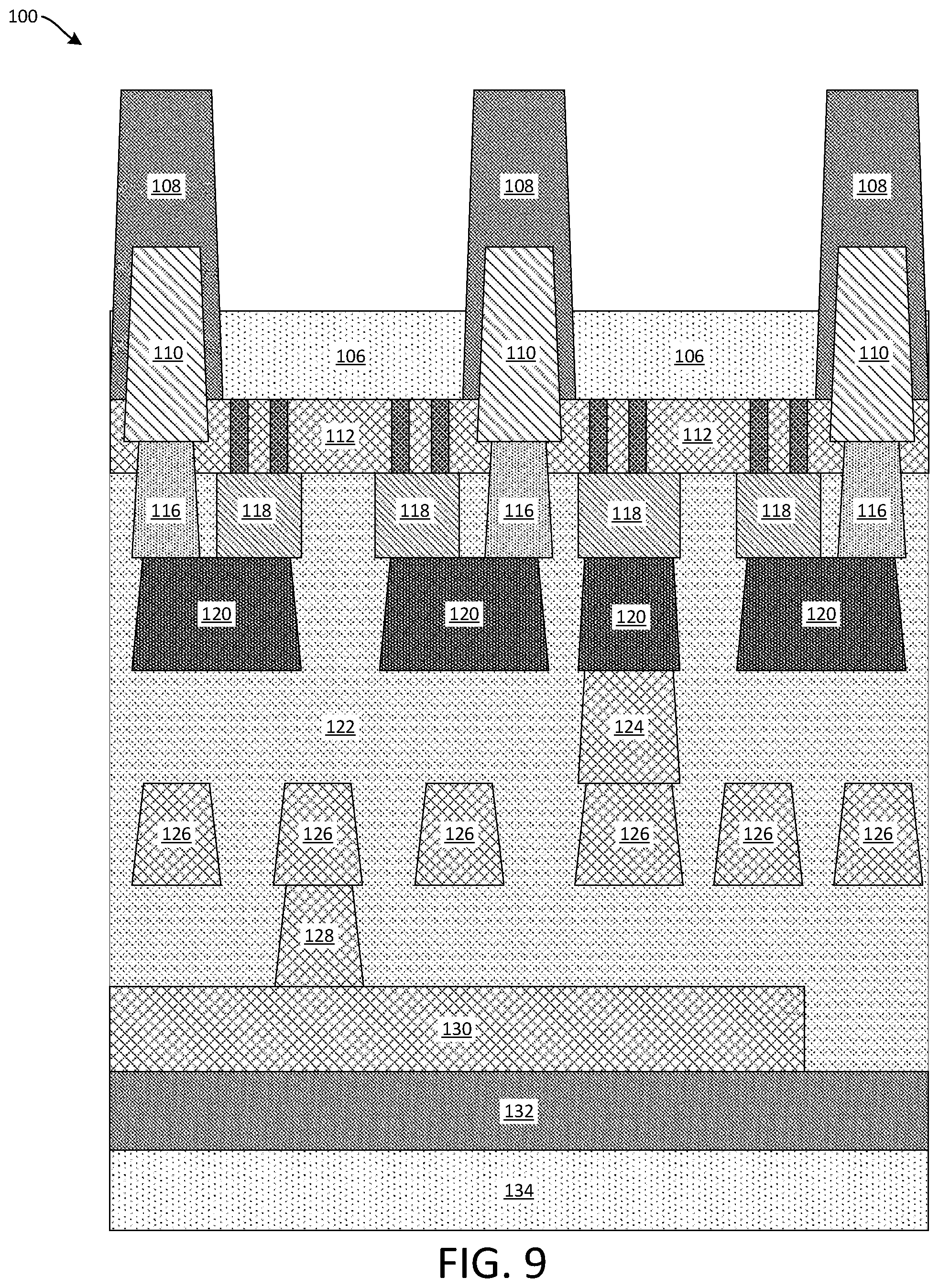 Patent US12106969 Figure 7 – Substrate thinning for a backside power distribution network