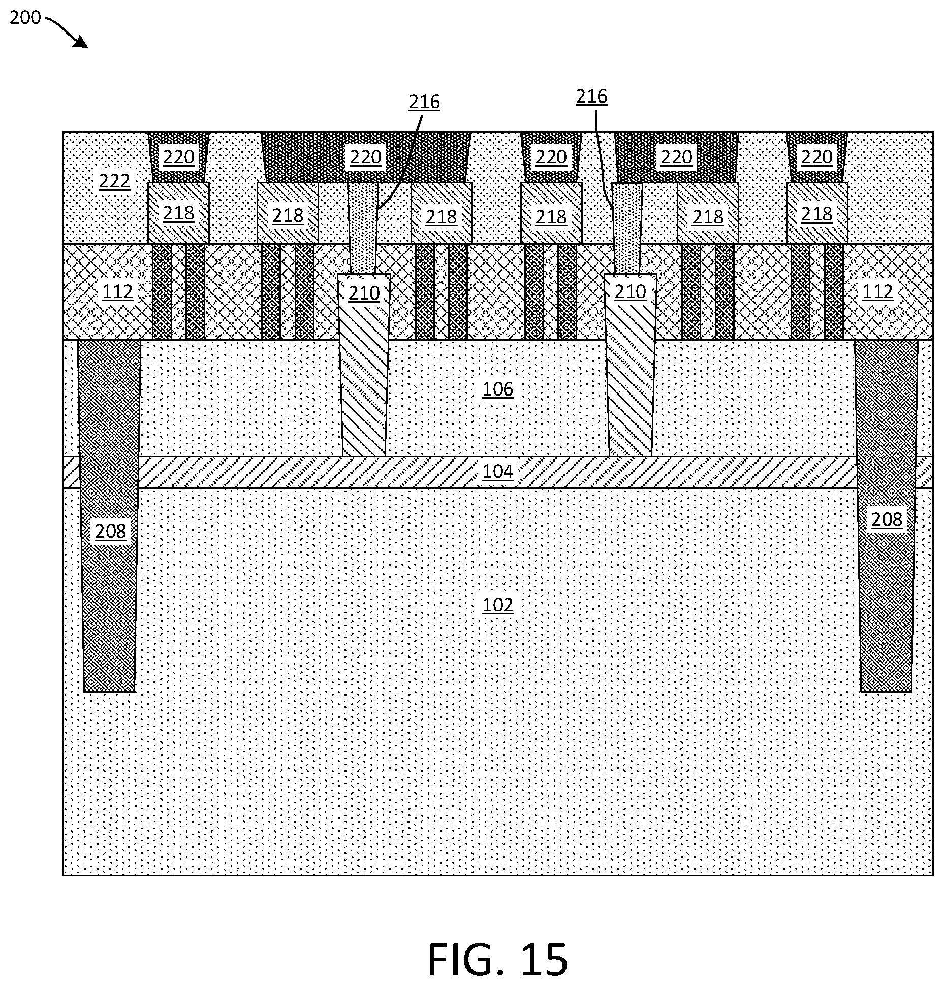 Patent US12106969 Figure 11 – Substrate thinning for a backside power distribution network