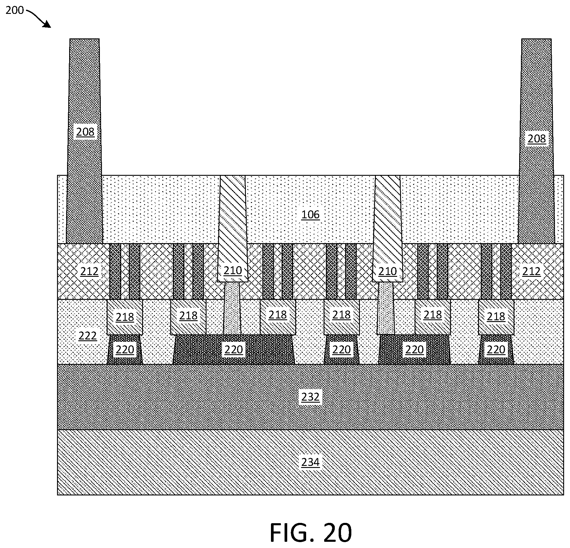 Patent US12106969 Figure 16 – Substrate thinning for a backside power distribution network