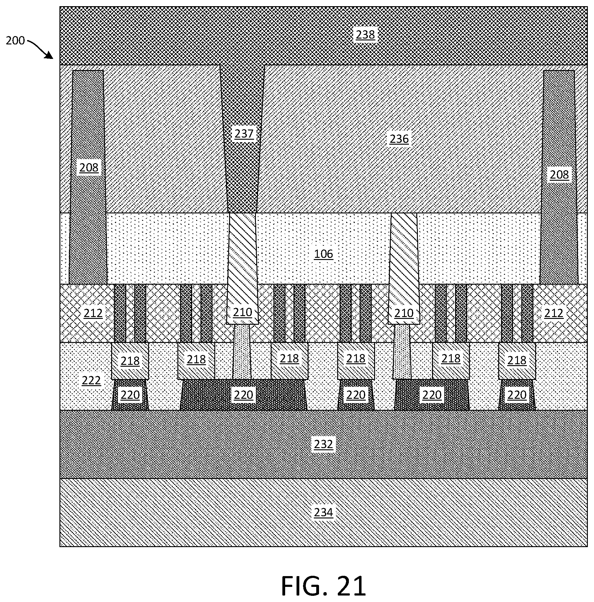 Patent US12106969 Figure 17 – Substrate thinning for a backside power distribution network