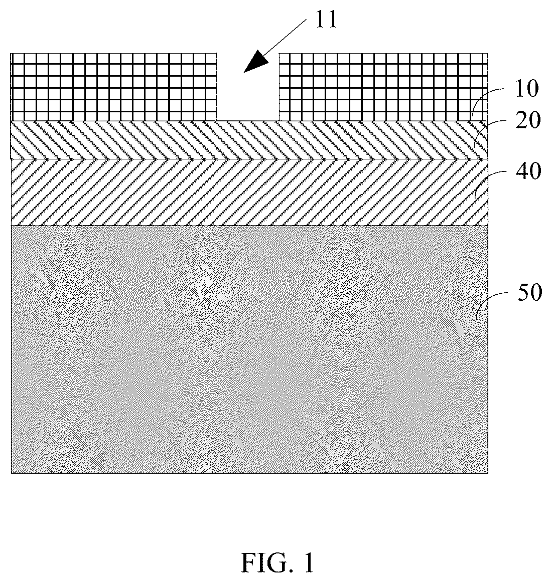 Patent US12106970 Figure 1 – Pattern sheet, semiconductor intermediate product, and hole etching method