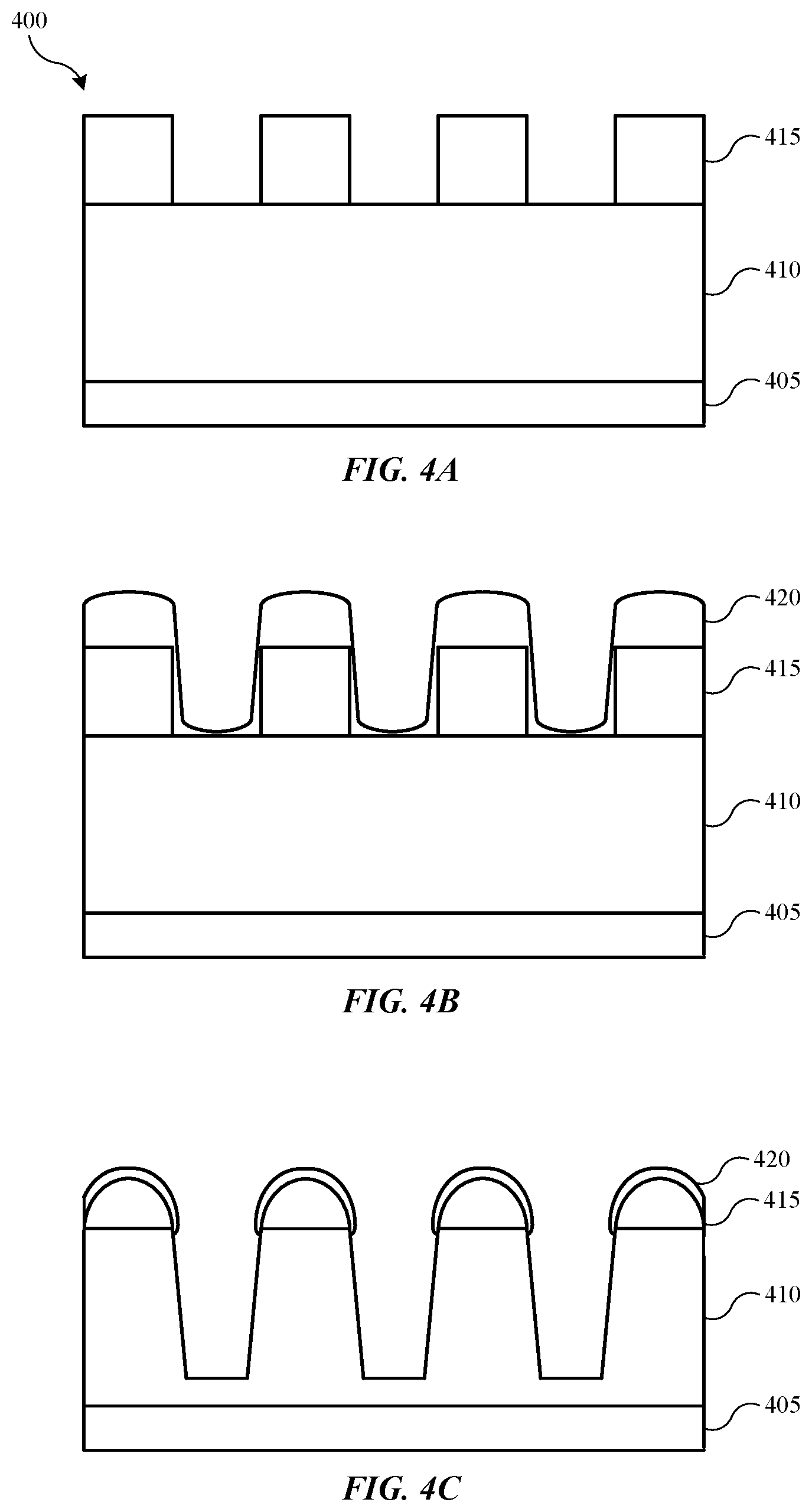 Patent US12106972 Figure 4 – Selective silicon deposition