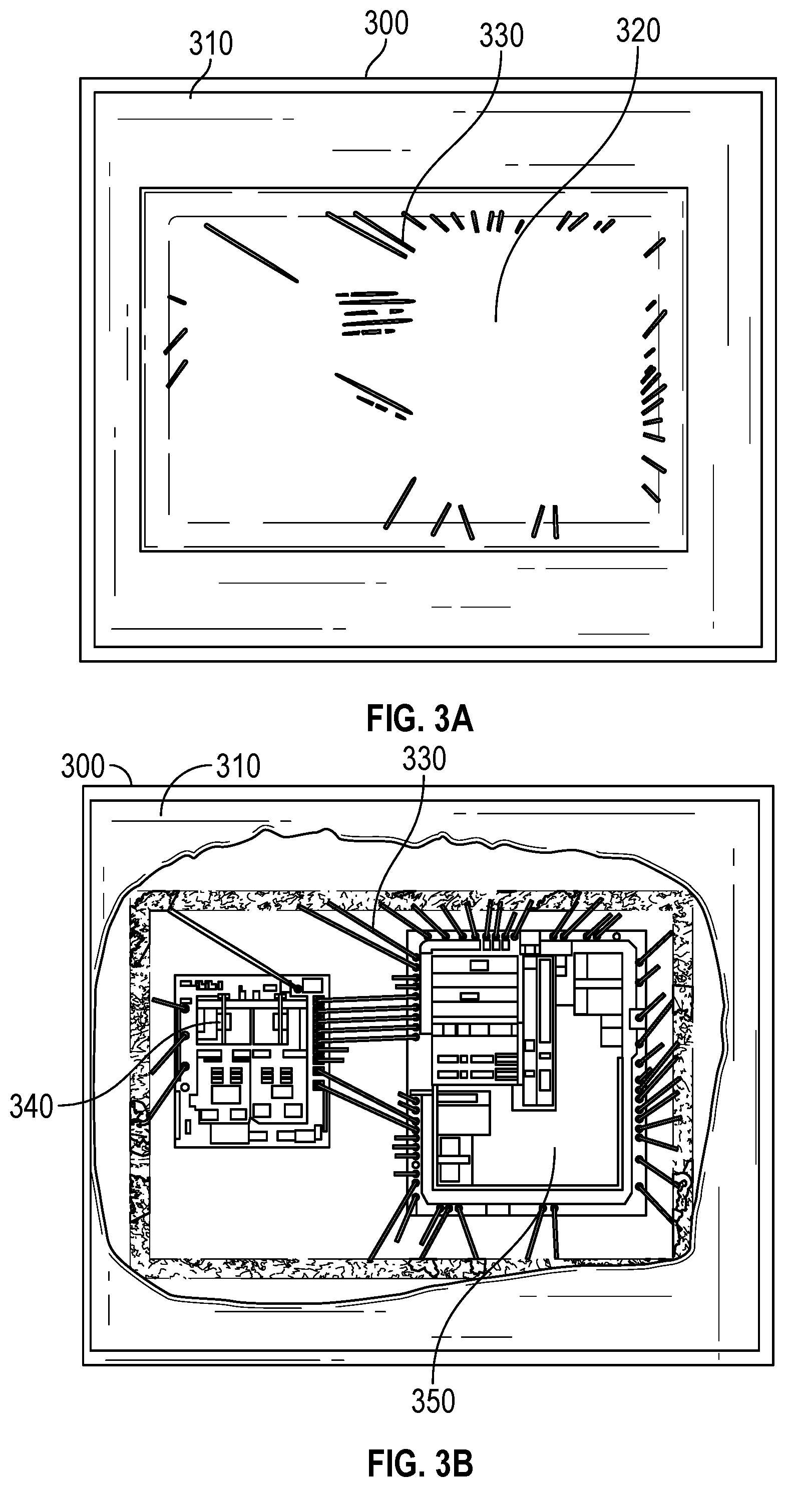 Patent US12106973 Figure 3 – Two-step decapsulation technique for semiconductor package having silver bond wires