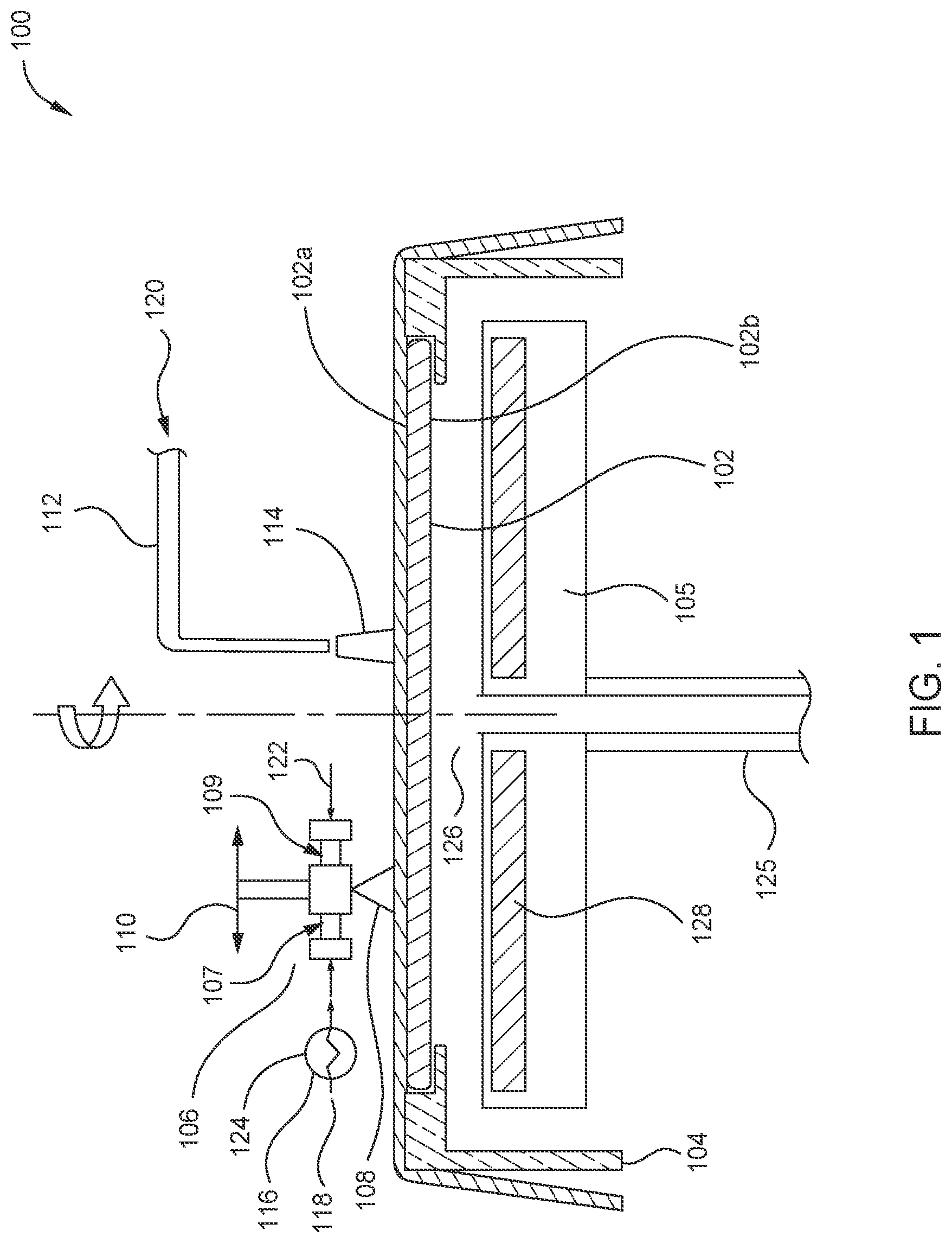 Patent US12106976 — Steam-assisted single substrate cleaning process and apparatus — Figure 1