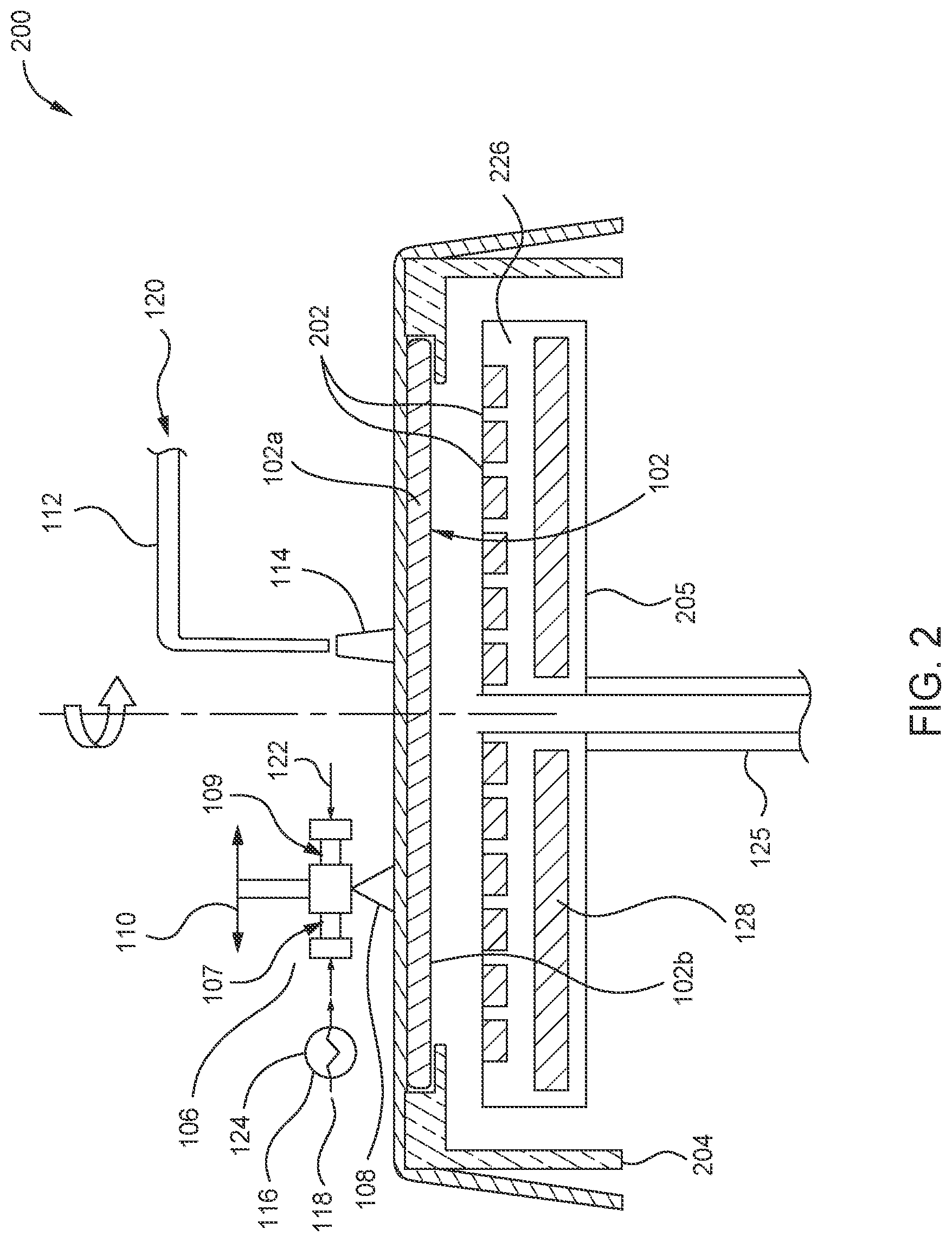 Patent US12106976 Figure 2 – Steam-assisted single substrate cleaning process and apparatus