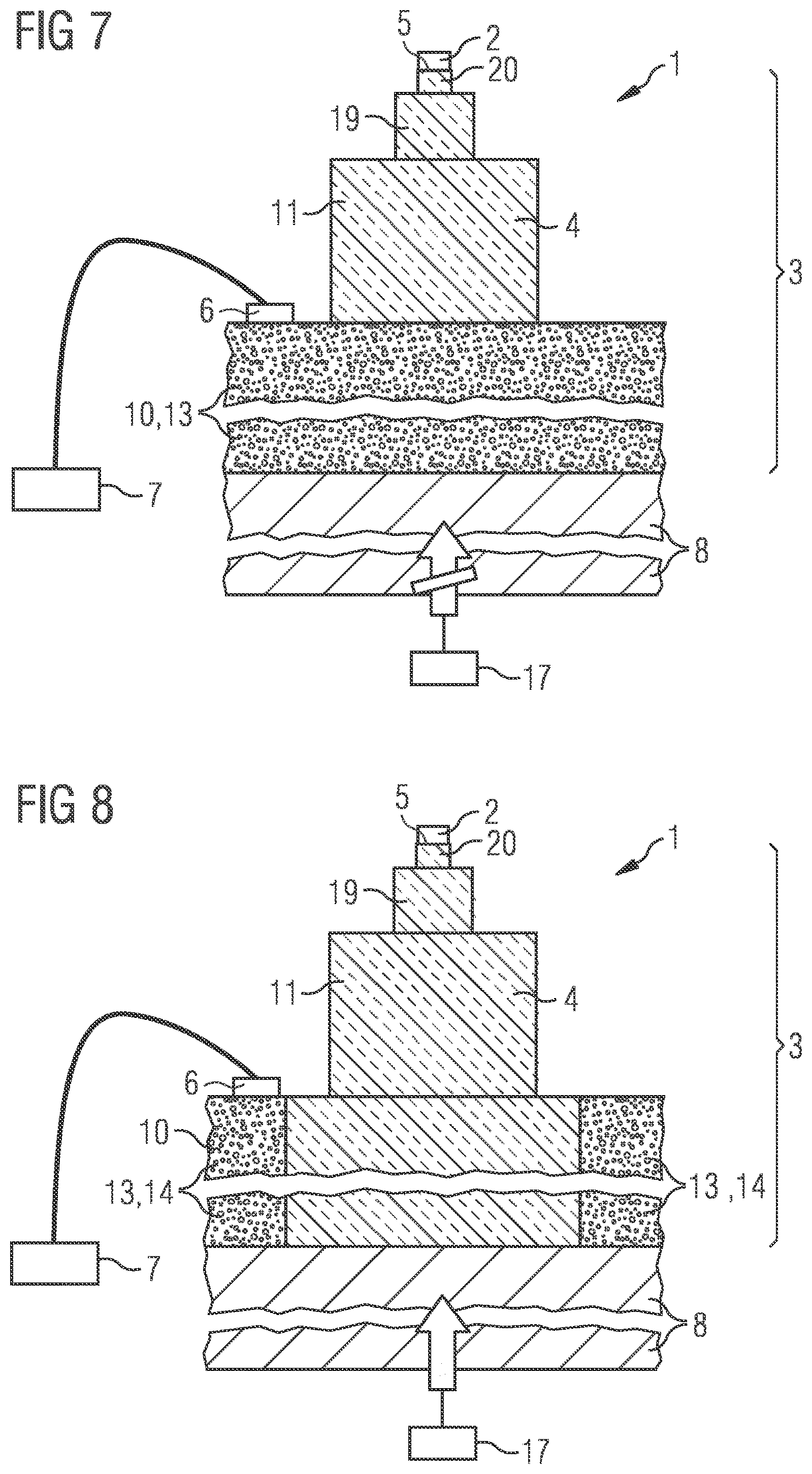Patent US12106980 Figure 4 – Adhesive transfer stamp and method for transferring a semiconductor chip using an adhesive transfer stamp
