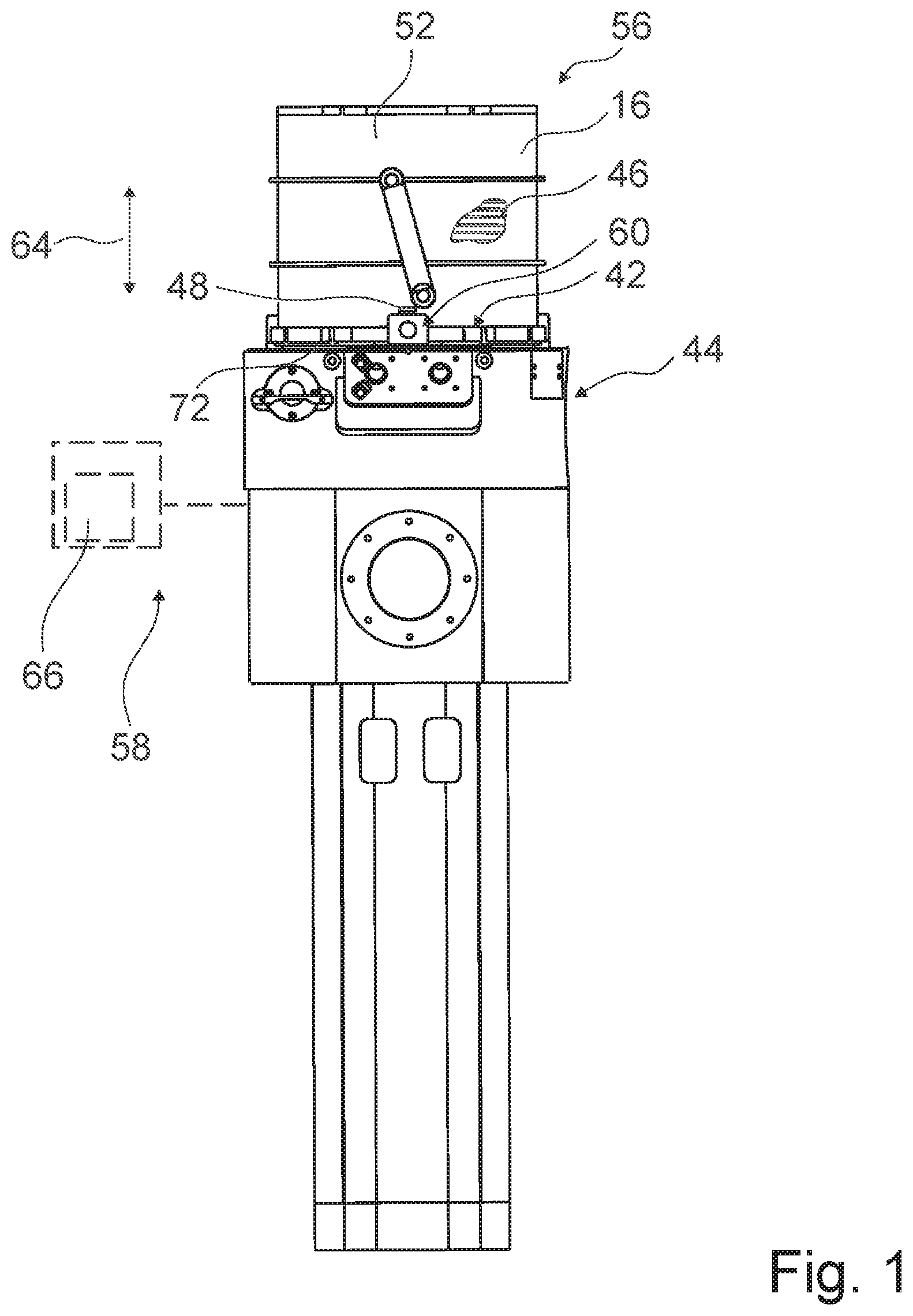 Patent US12106987 Figure 1 – Safeguarding device, wafer transport container with at least one safeguarding device, safeguarding system and method with the safeguarding device