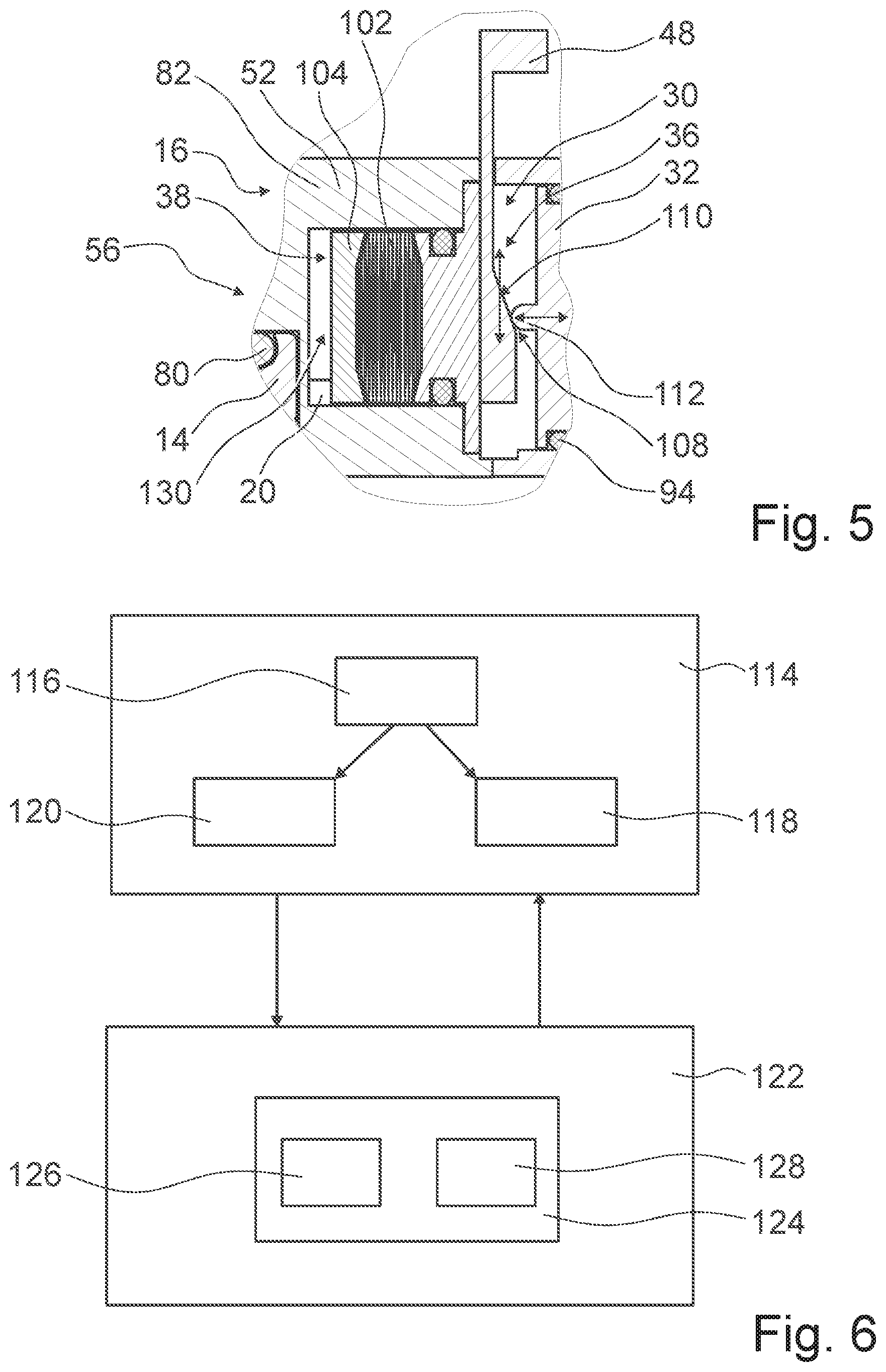 Patent US12106987 Figure 4 – Safeguarding device, wafer transport container with at least one safeguarding device, safeguarding system and method with the safeguarding device