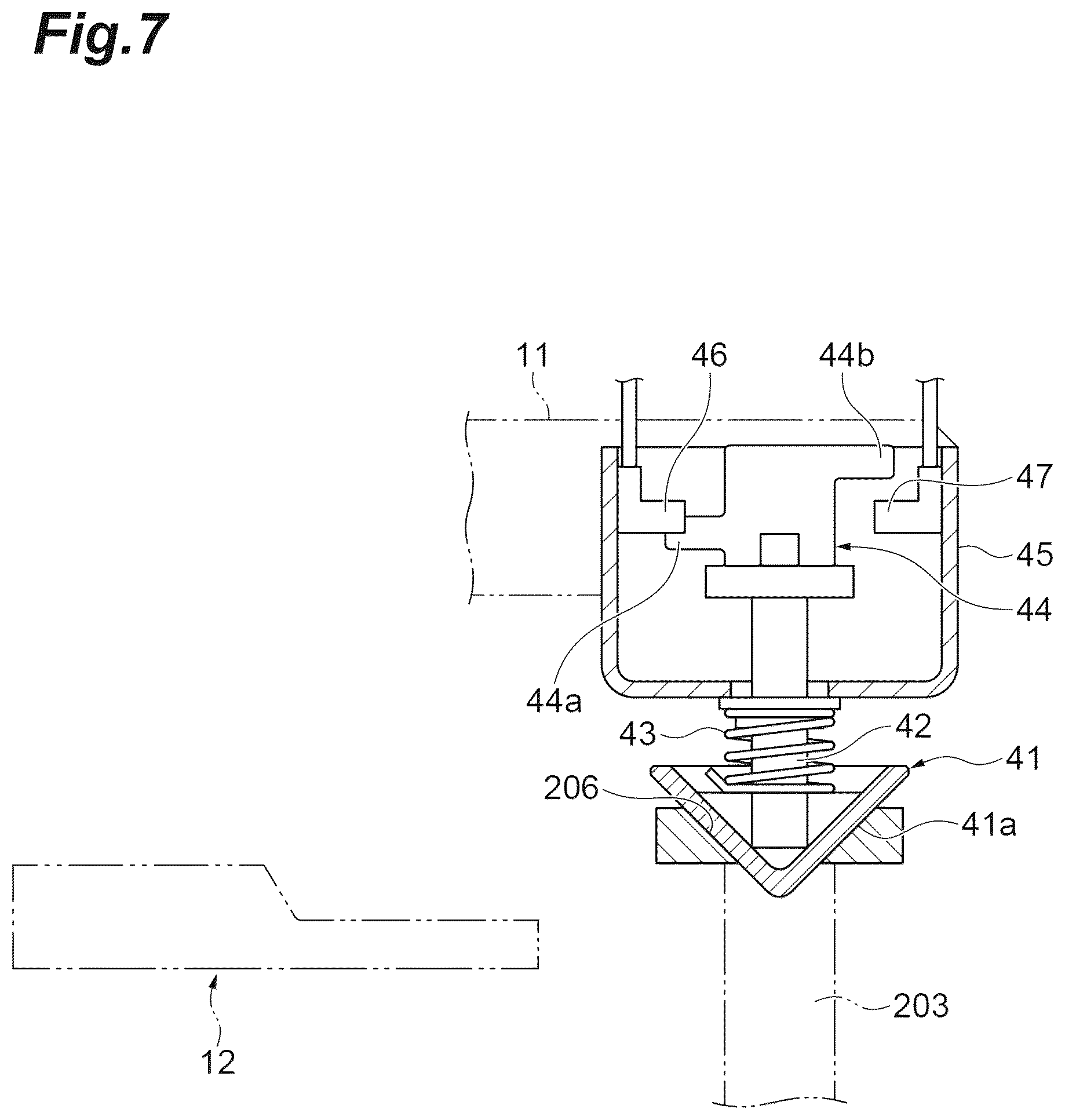 Patent US12106990 Figure 7 – Gripper device, conveyance vehicle, and conveyance method