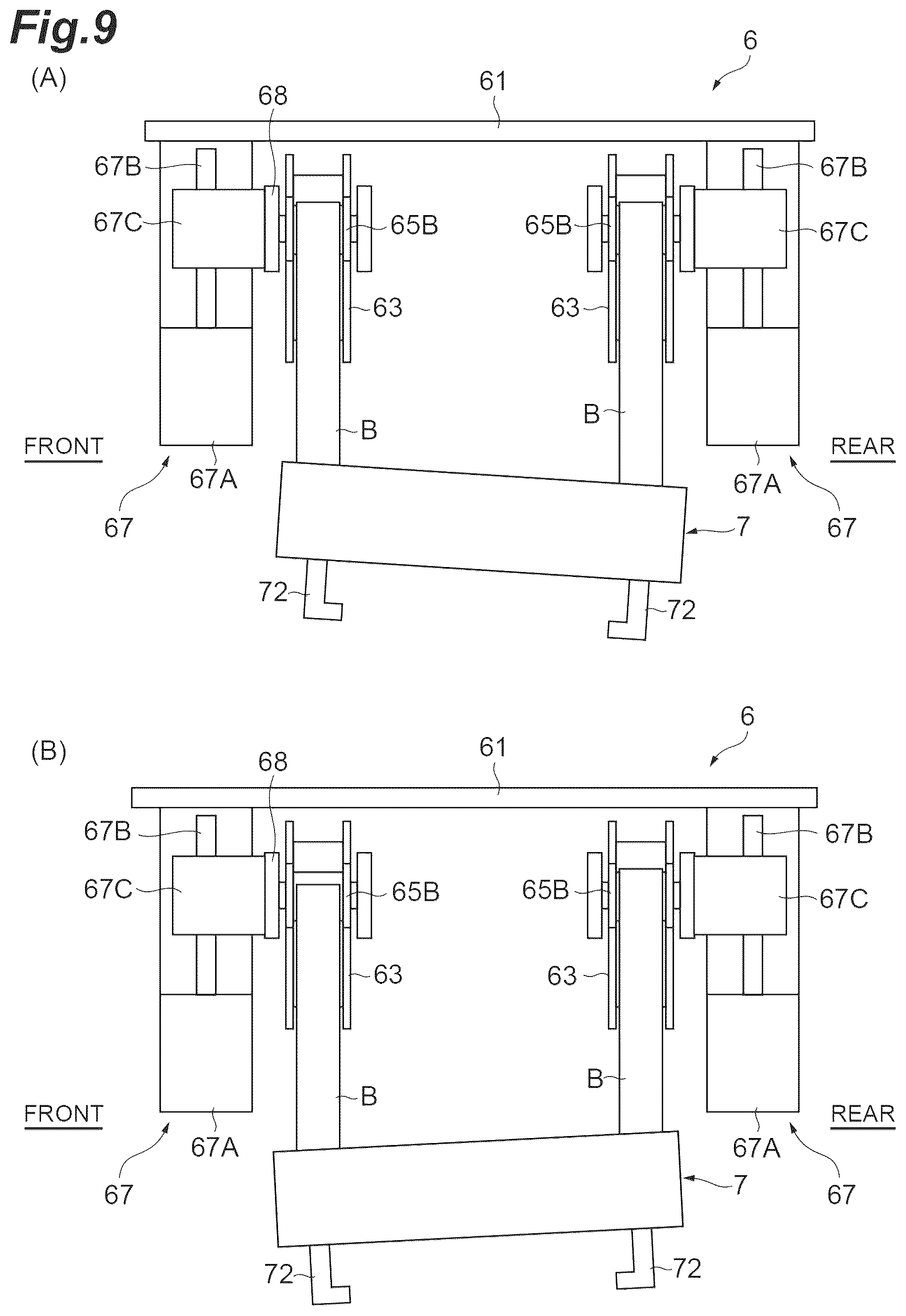 Patent US12106992 Figure 9 – Ceiling carrier