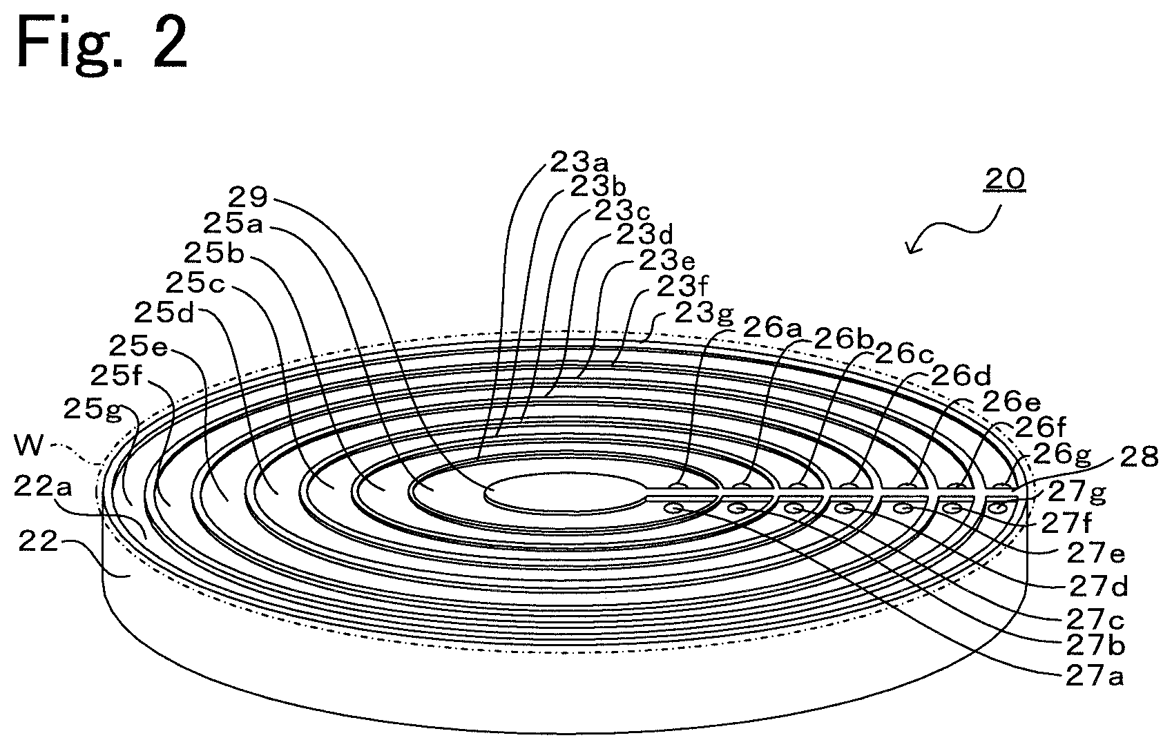 Patent US12106994 Figure 2 – Electrostatic chuck