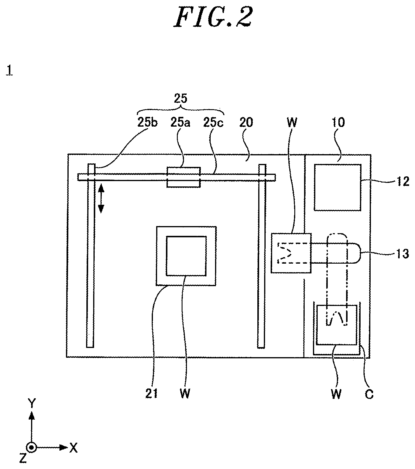Patent US12106997 Figure 2 – Test device, change kit, and method of exchanging change kit