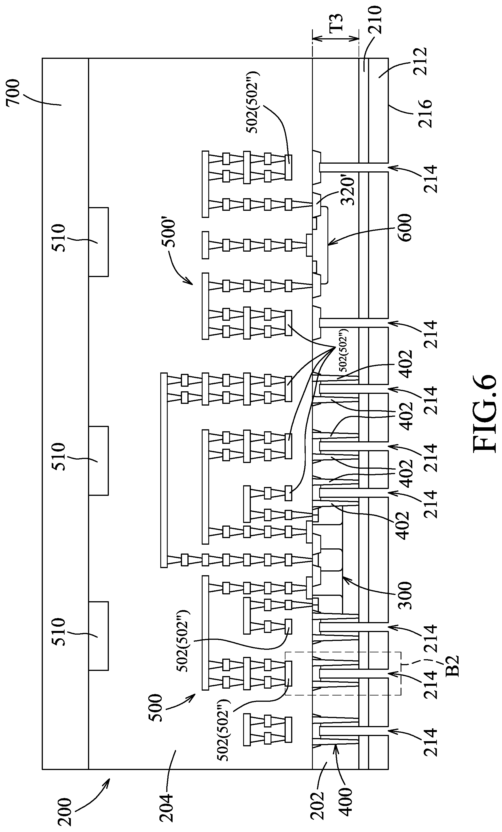Patent US12107001 Figure 6 – Semiconductor feature and method for manufacturing the same