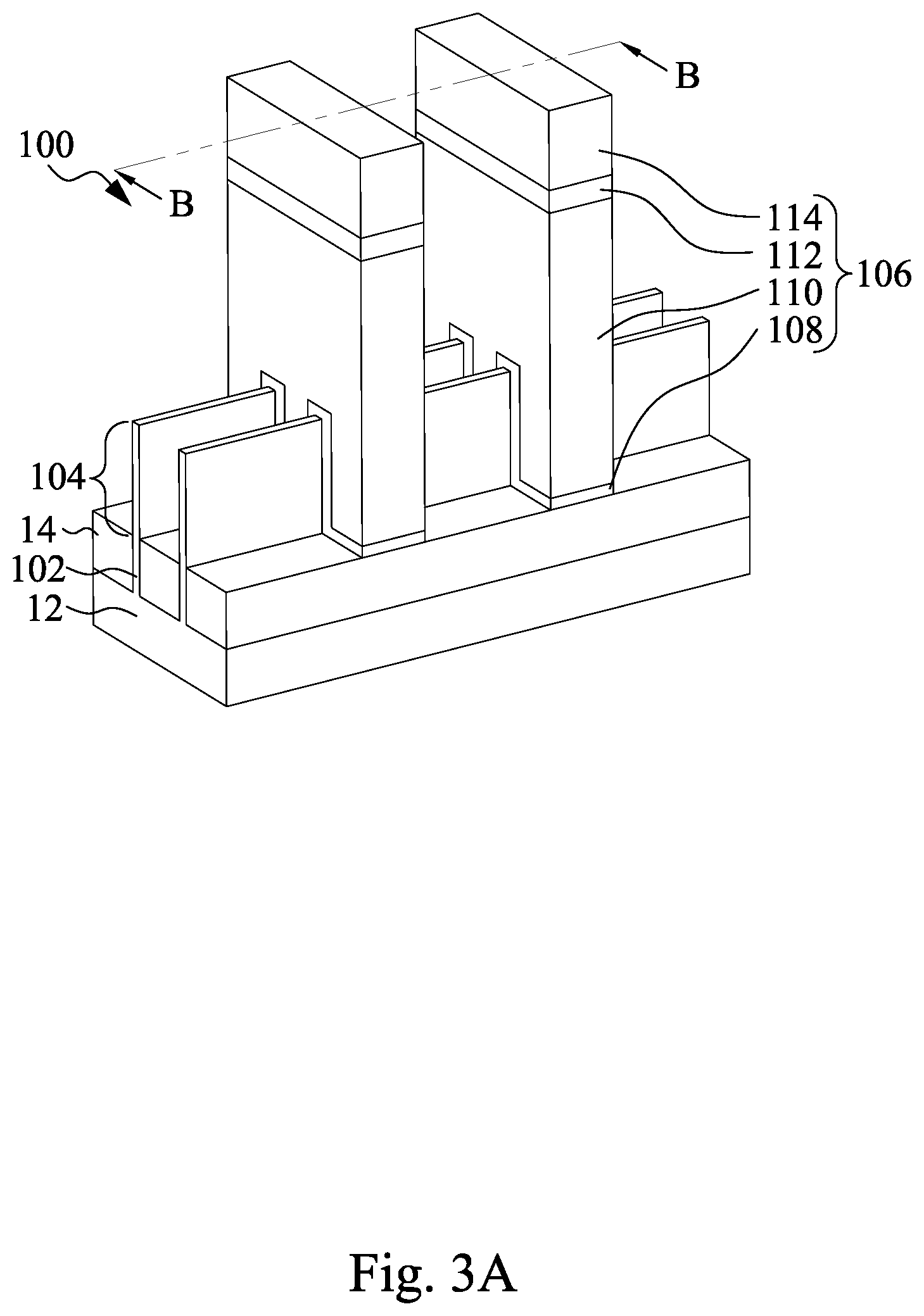 Patent US12107003 Figure 3 – Etch profile control of gate contact opening