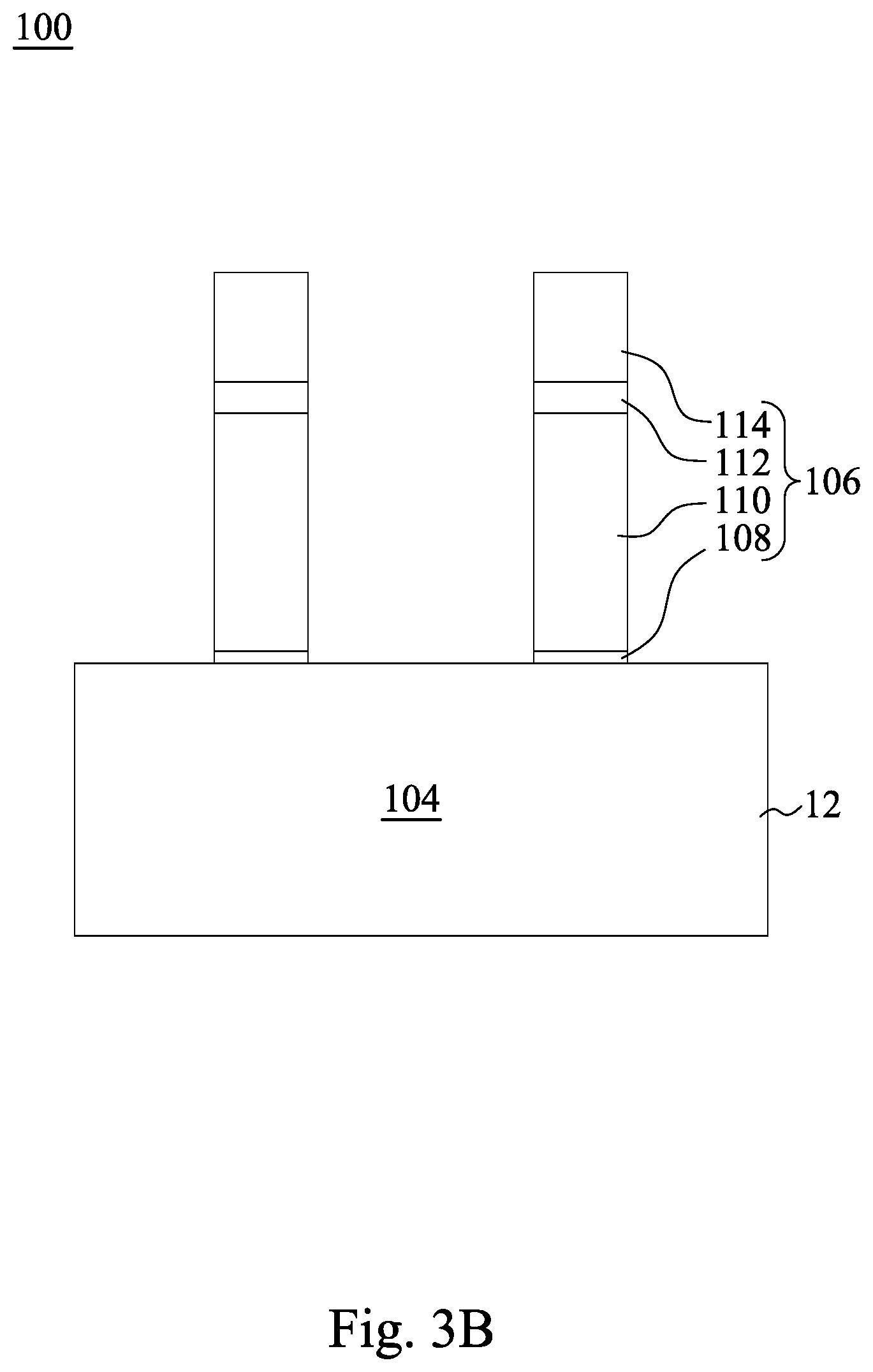 Patent US12107003 Figure 4 – Etch profile control of gate contact opening