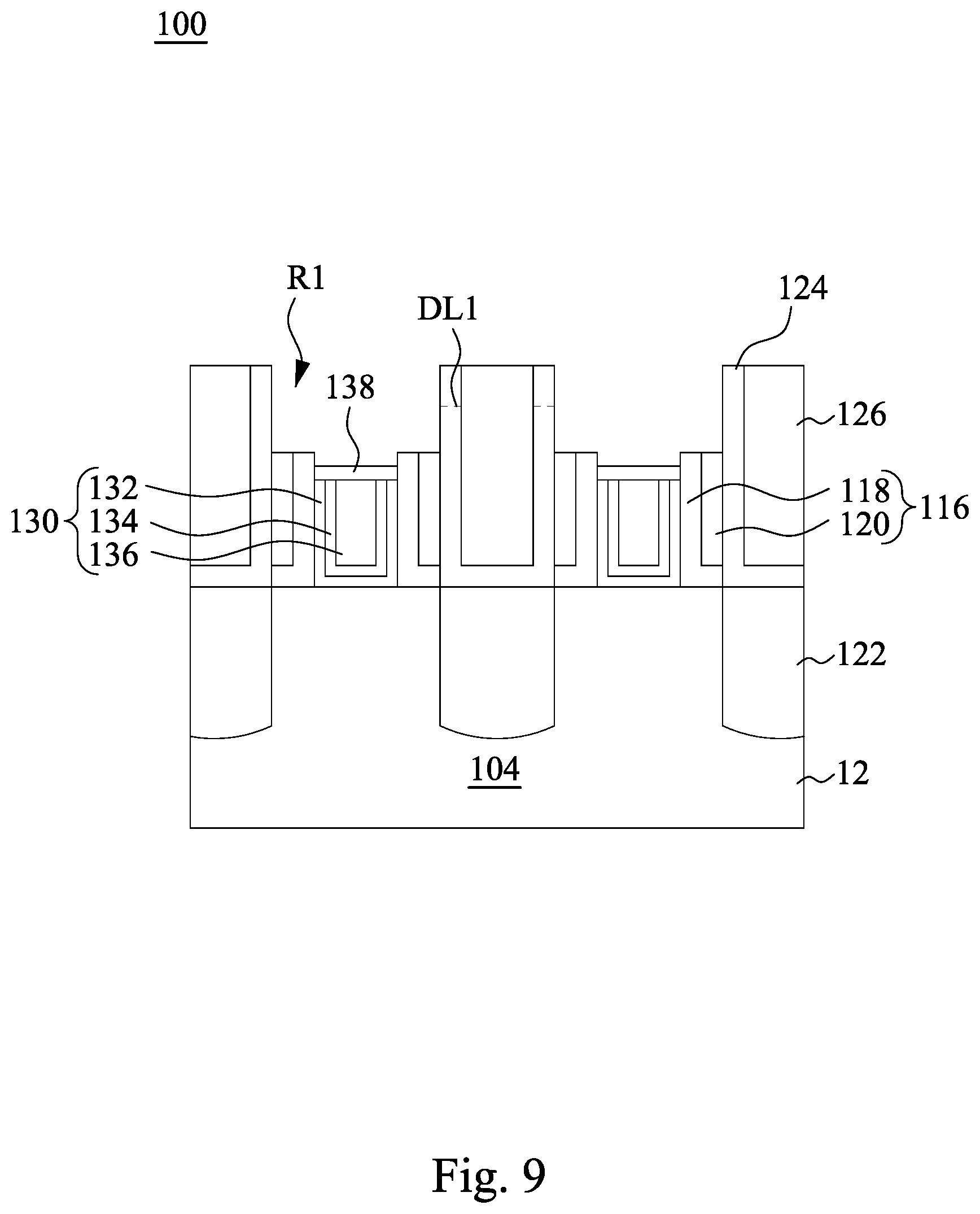 Patent US12107003 Figure 10 – Etch profile control of gate contact opening