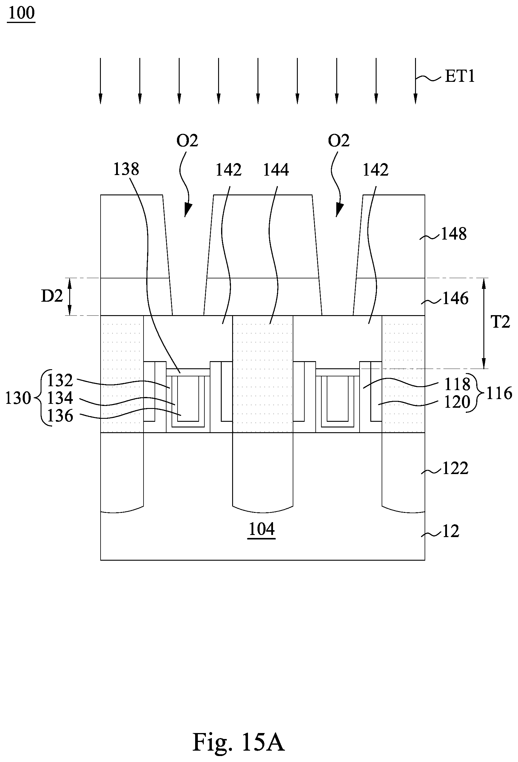 Patent US12107003 Figure 16 – Etch profile control of gate contact opening