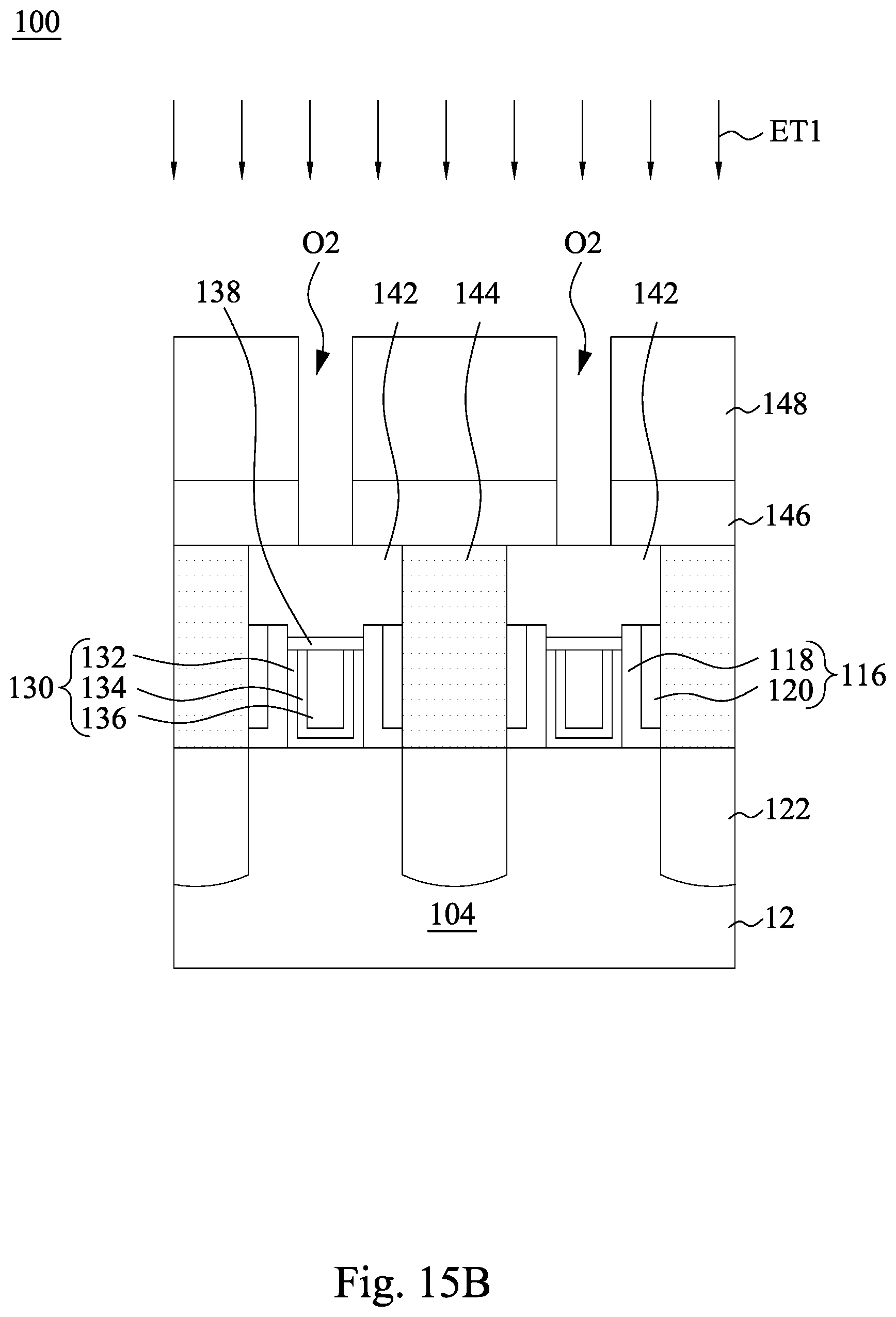 Patent US12107003 Figure 17 – Etch profile control of gate contact opening
