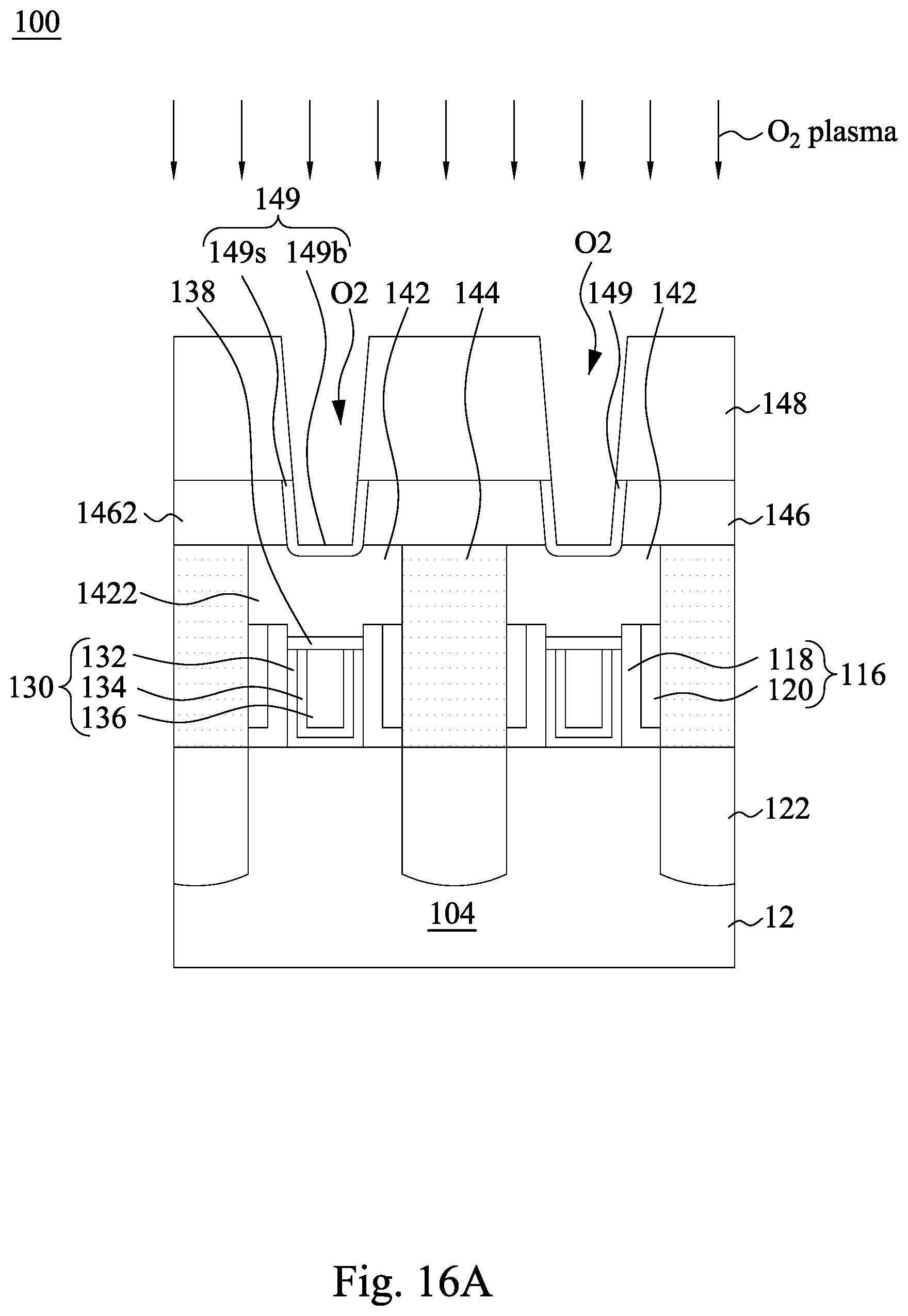 Patent US12107003 Figure 18 – Etch profile control of gate contact opening