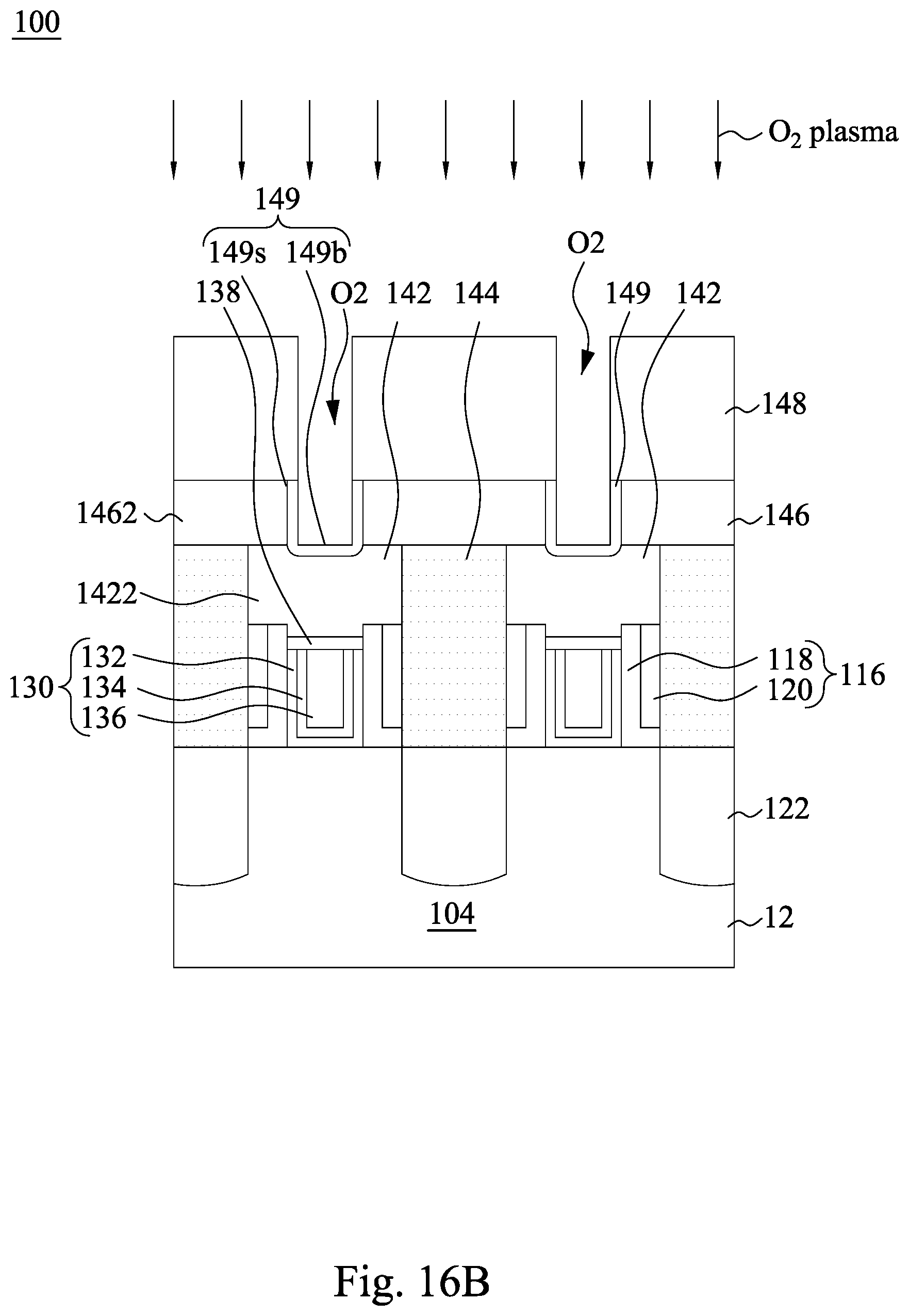 Patent US12107003 Figure 19 – Etch profile control of gate contact opening
