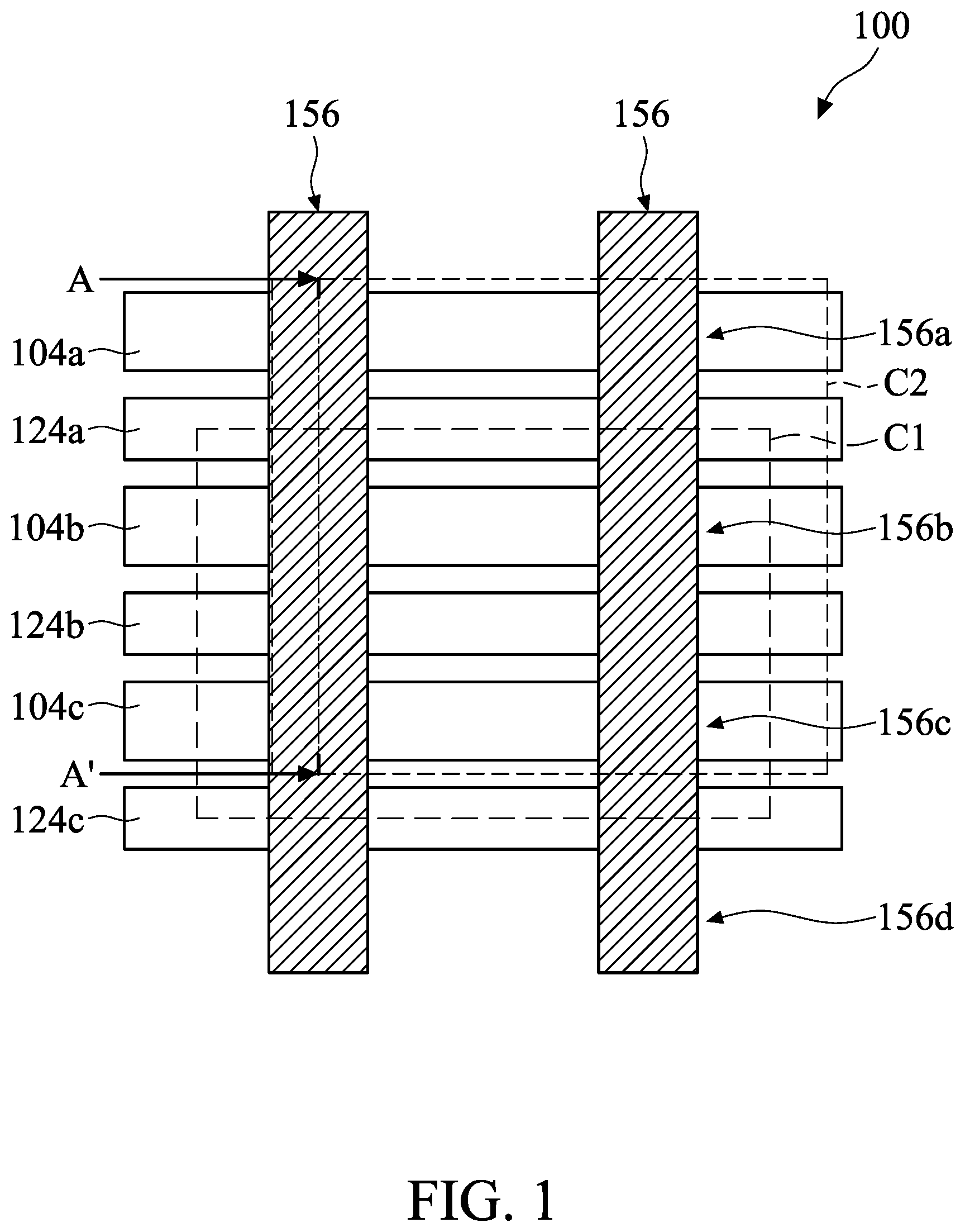 Patent US12107006 Figure 1 – Method for manufacturing semiconductor structure with dielectric feature