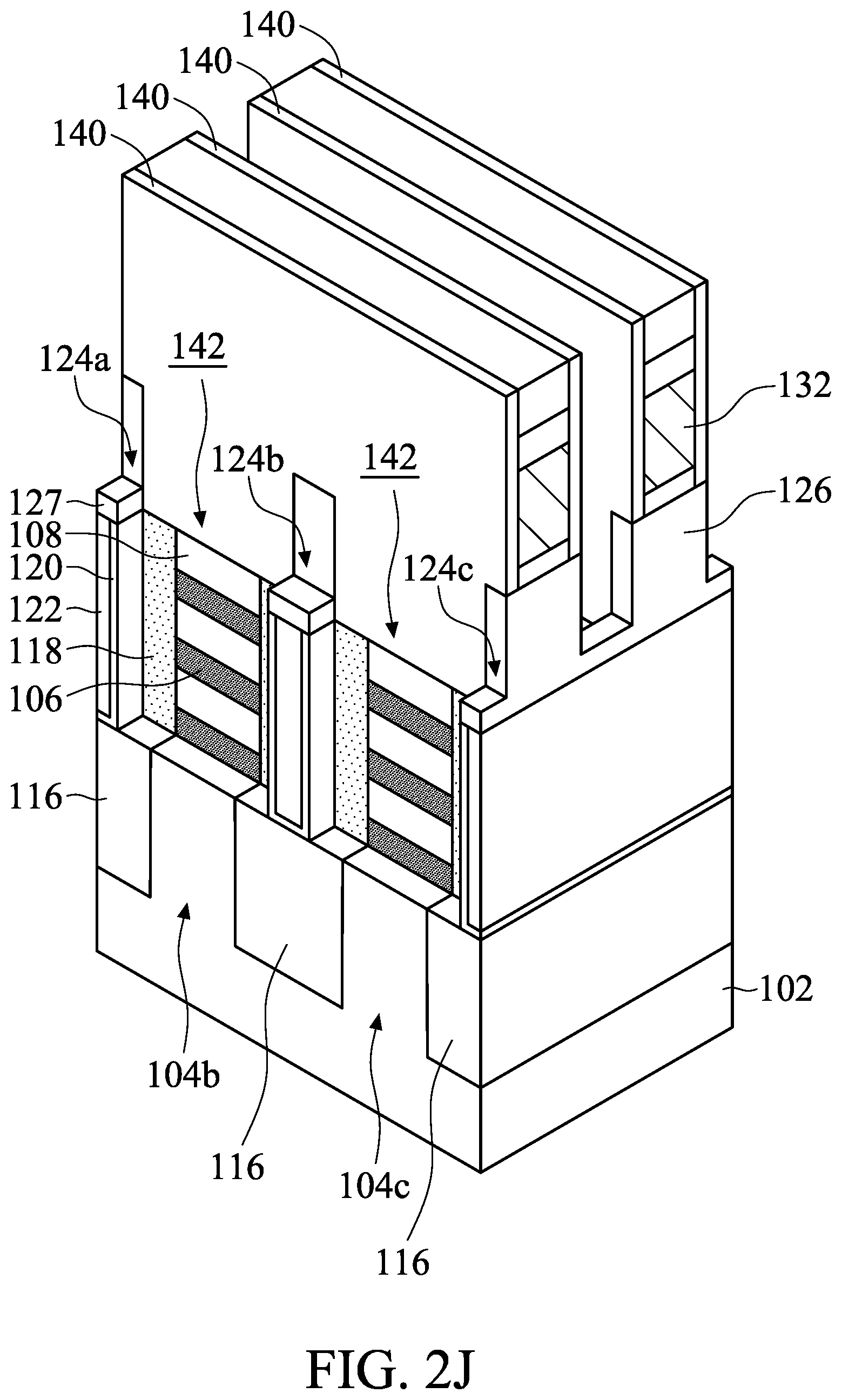 Patent US12107006 Figure 11 – Method for manufacturing semiconductor structure with dielectric feature