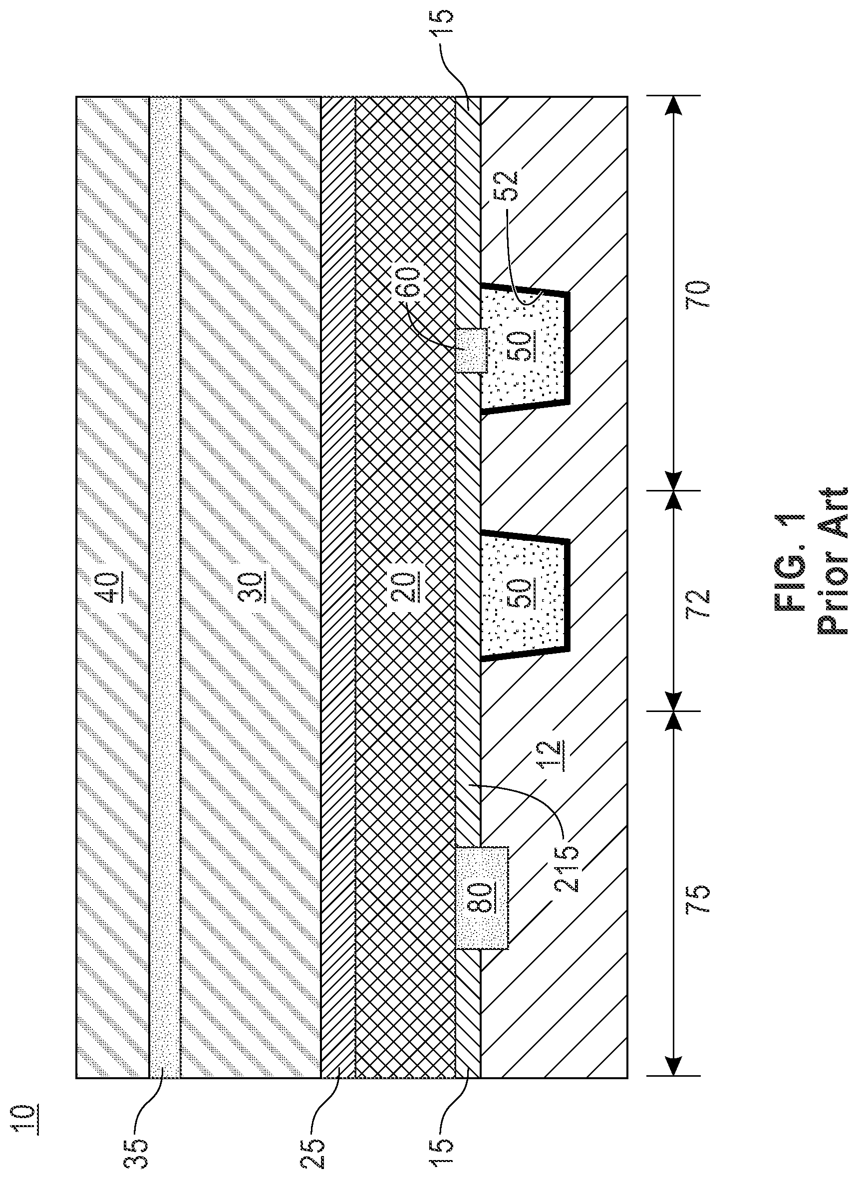 Patent US12107008 Figure 1 – Maskless alignment scheme for BEOL memory array manufacturing